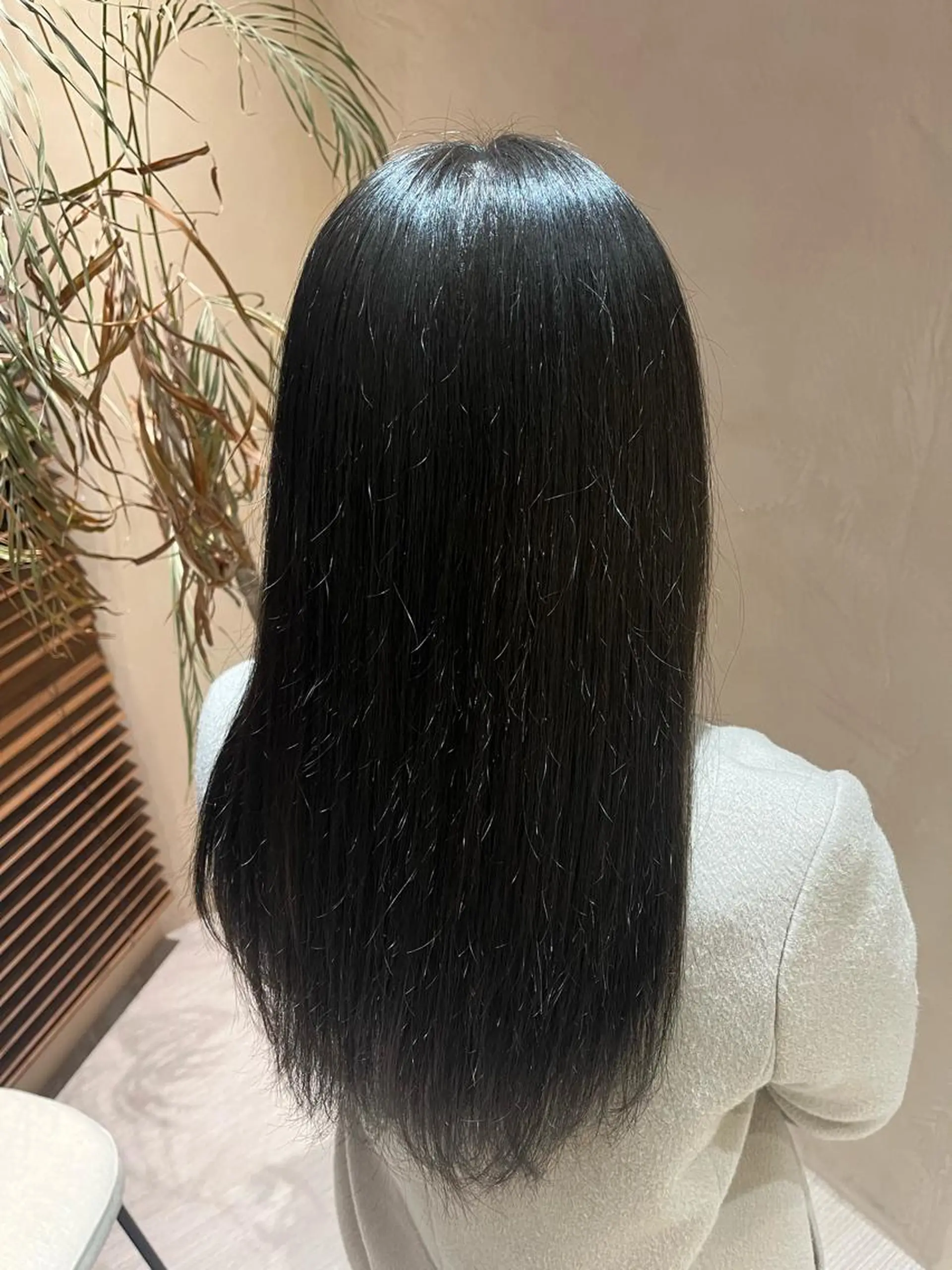 ミディアム ヘアカラー トリートメント 韓国ヘア/館林美容室 /髪質改善/涼のヘアスタイル