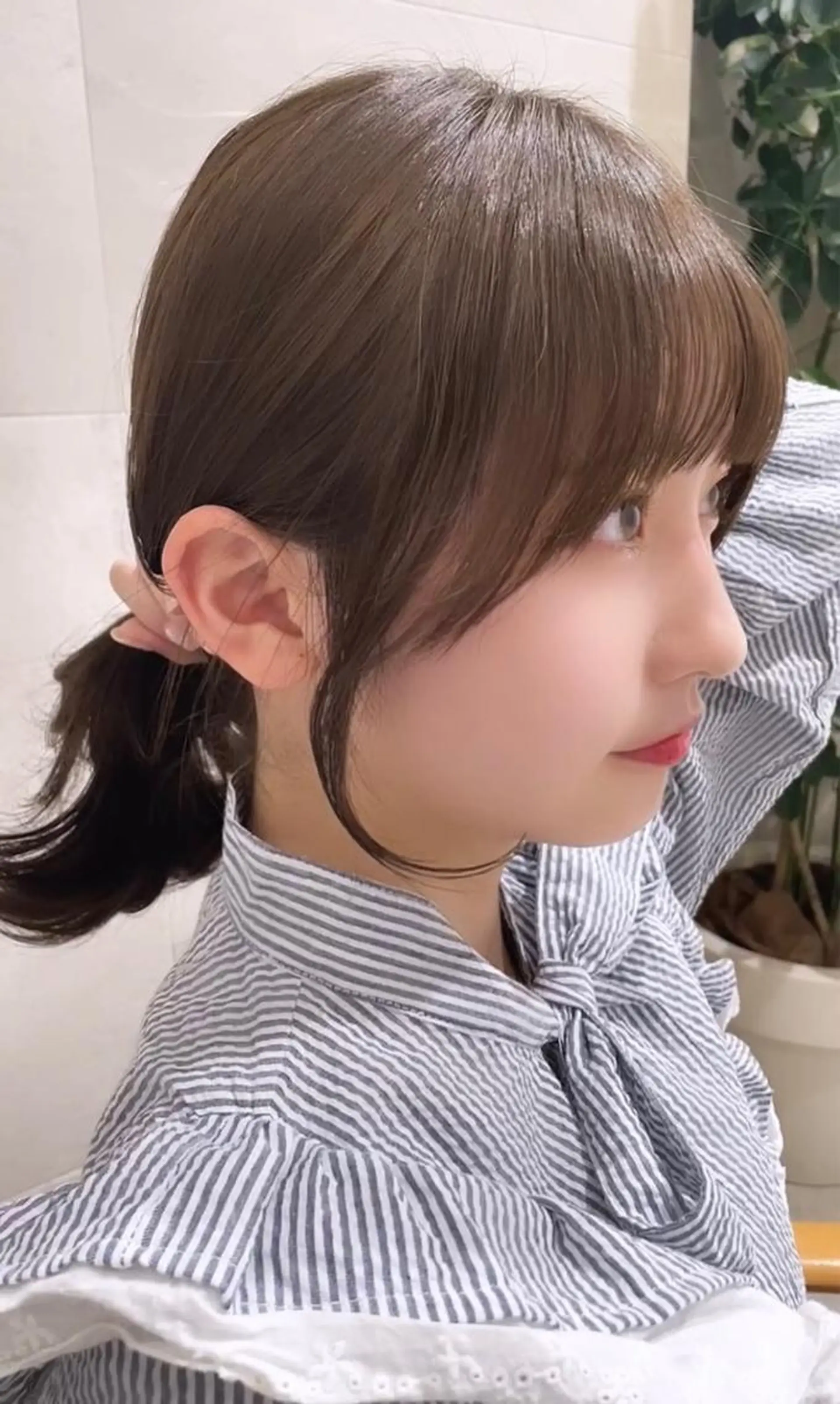 ロング 小顔カット カット 似合わせ/レイヤー /顔まわり/池田歩樹のヘアスタイル