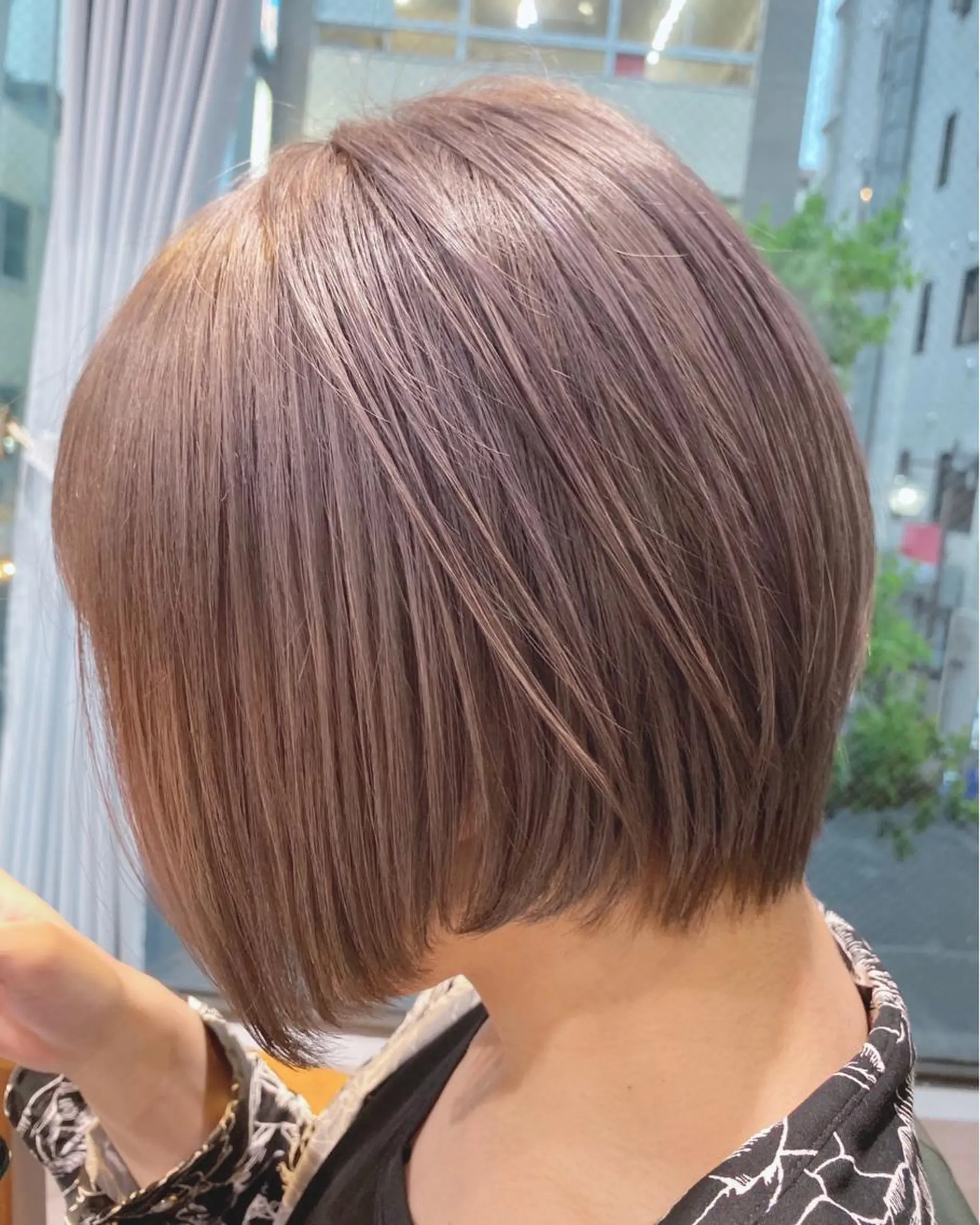 ショート ショートボブ ボブ ショートヘア カット ヘアカラー トリートメント 山形酸性ストレート 古川✂︎のヘアスタイル