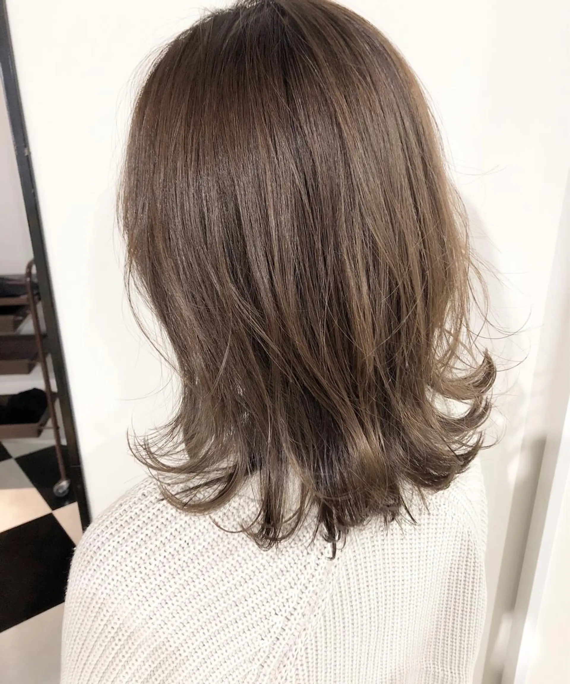 ミディアム ハイライト トリートメント カット ヘッドスパ 夜23時まで予約🉑 reverieあきらのヘアスタイル