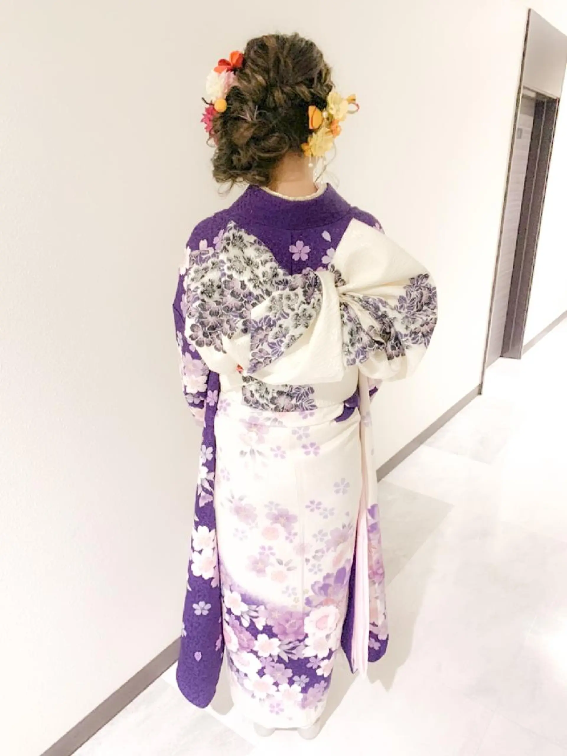 セミロング ヘアアレンジ 着付け Hair&Make  Delight*のヘアスタイル