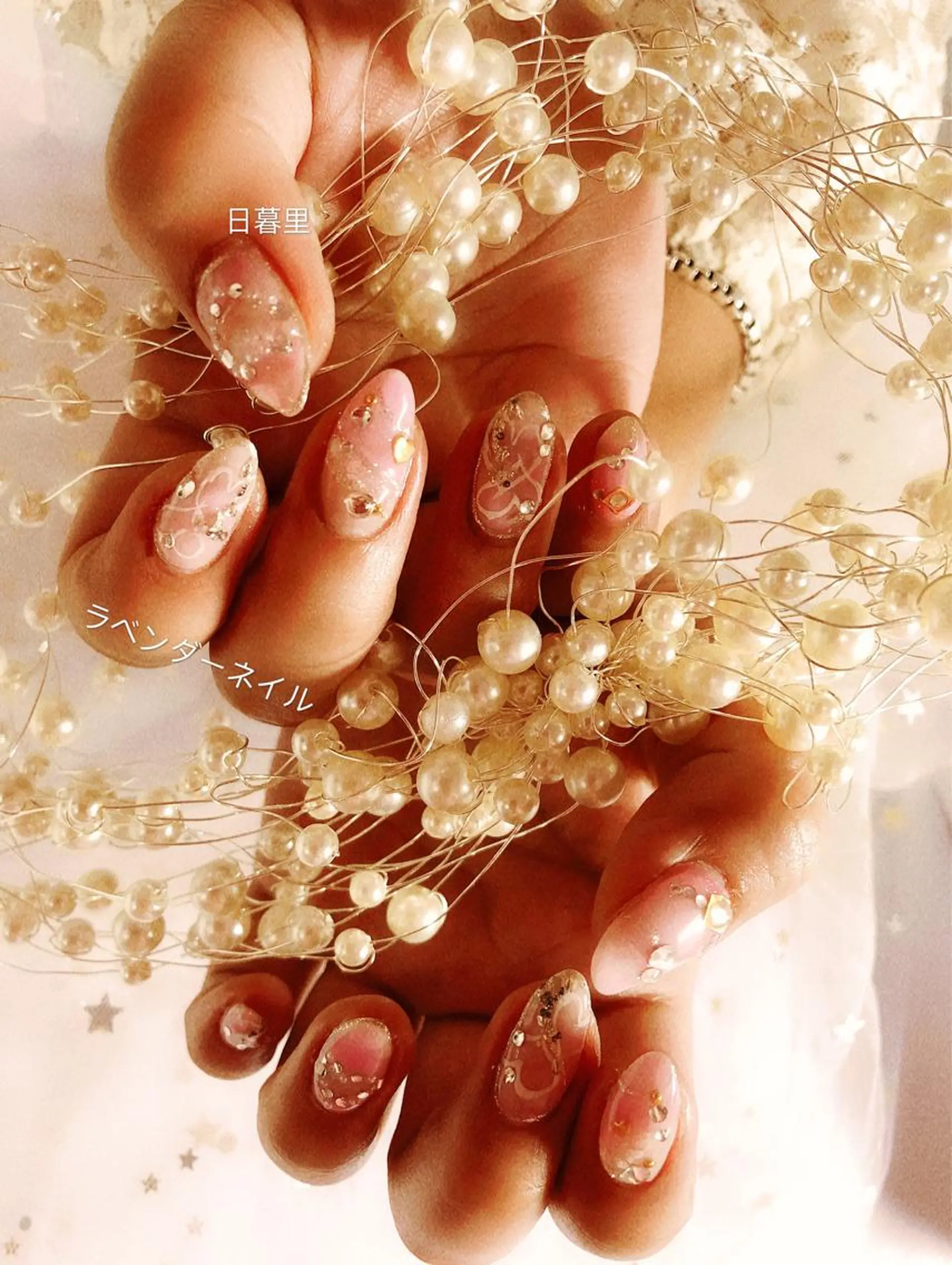 ネイル ラベンダー💖日暮里 ルル💖ネイルのネイルデザイン