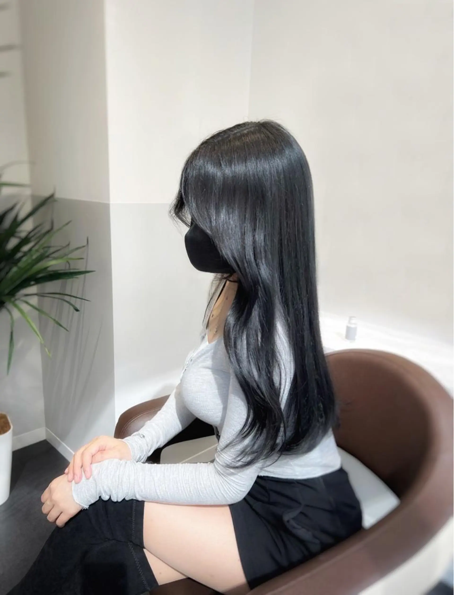 ロング カラー 韓国風カラー くびれヘア 顔周りカット 髪質改善 ヨシンモリ カット ヘアカラー トリートメント TAKUMI 【美髪特化】のヘアスタイル