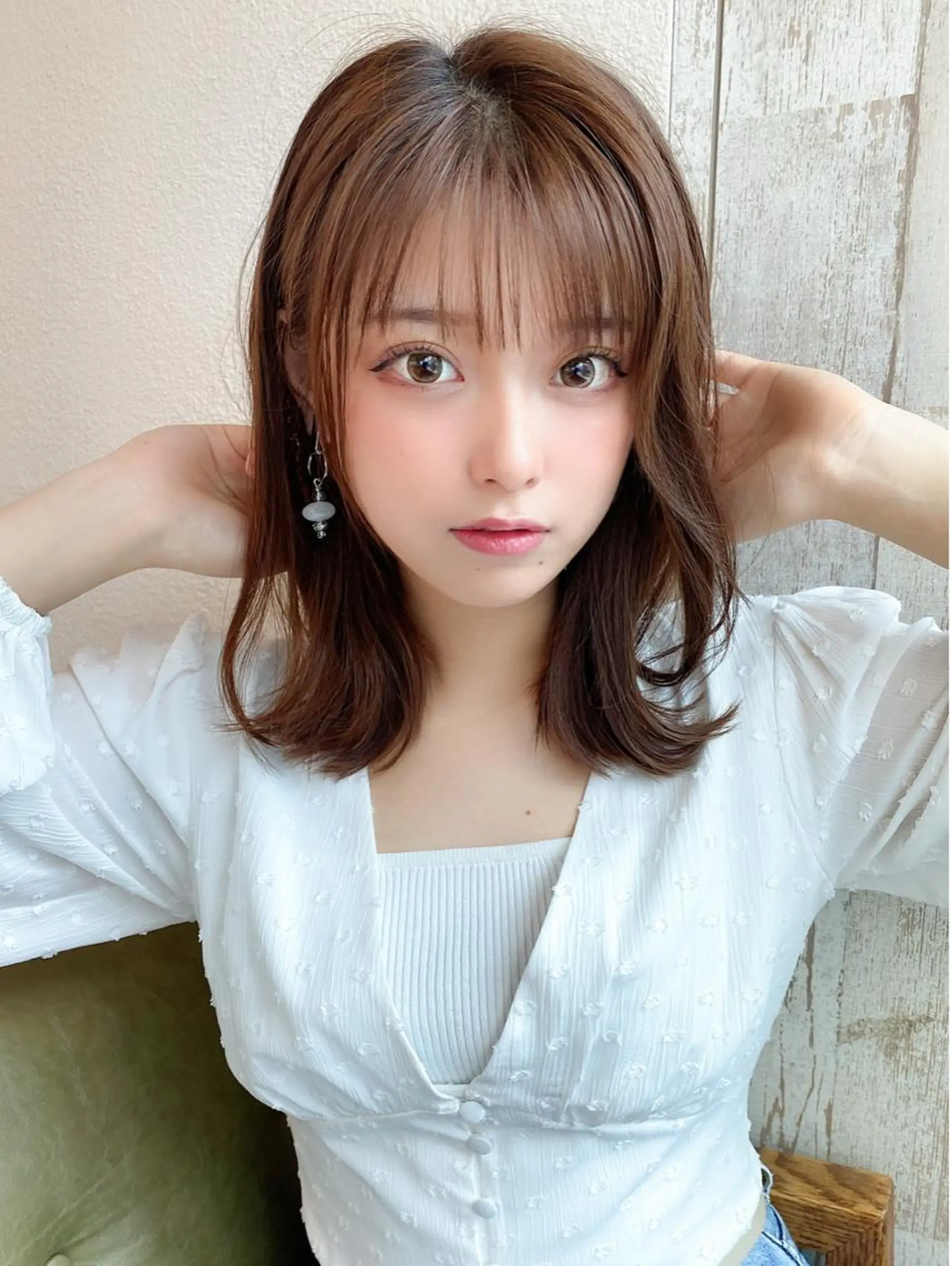 ミディアム カット ヘアカラー トリートメント 井上晃輔/ショート /ボブ/ミディアムのヘアスタイル