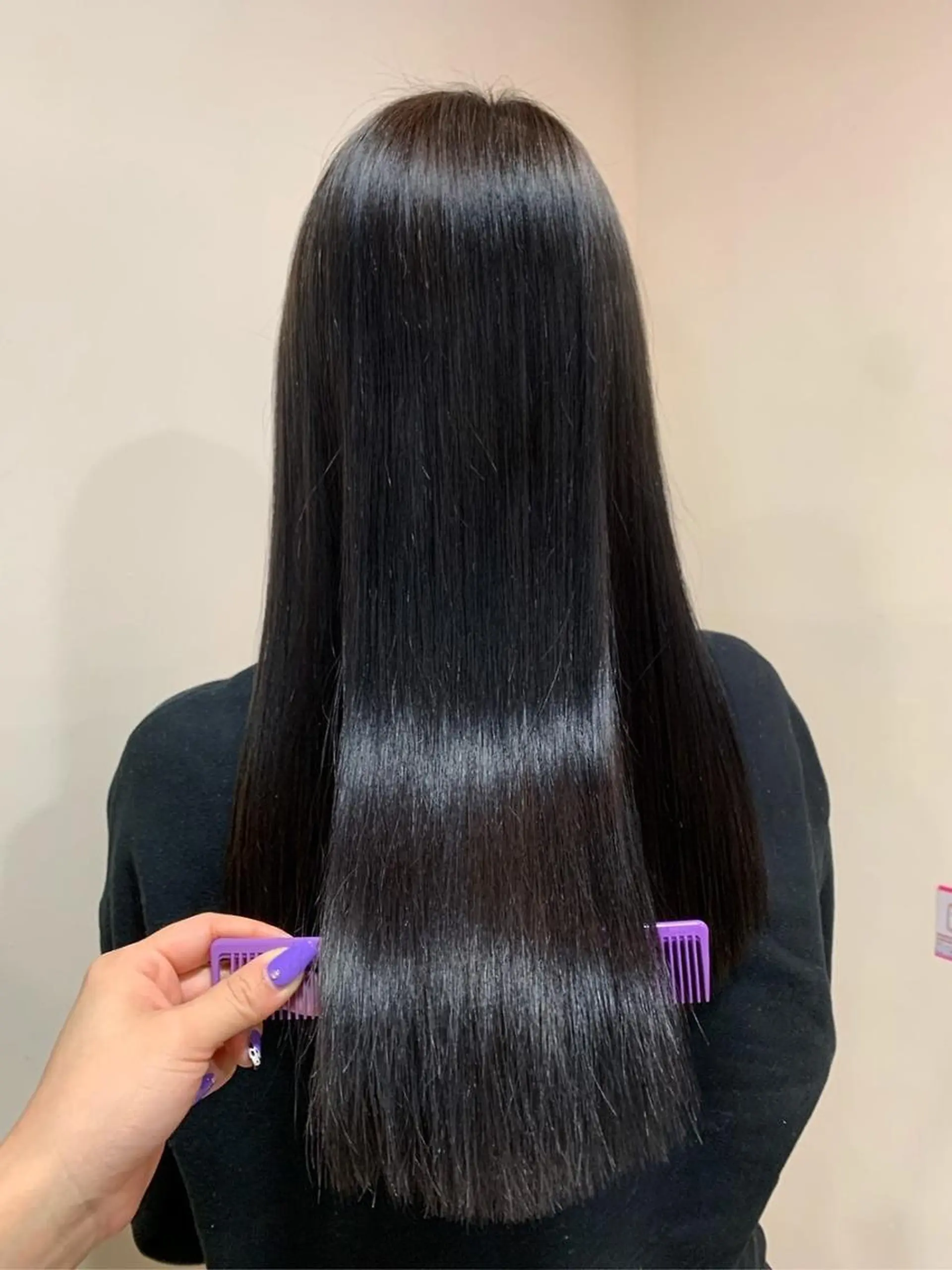 ロング 縮毛矯正 トリートメント 縮毛矯正 高田 羊真のヘアスタイル