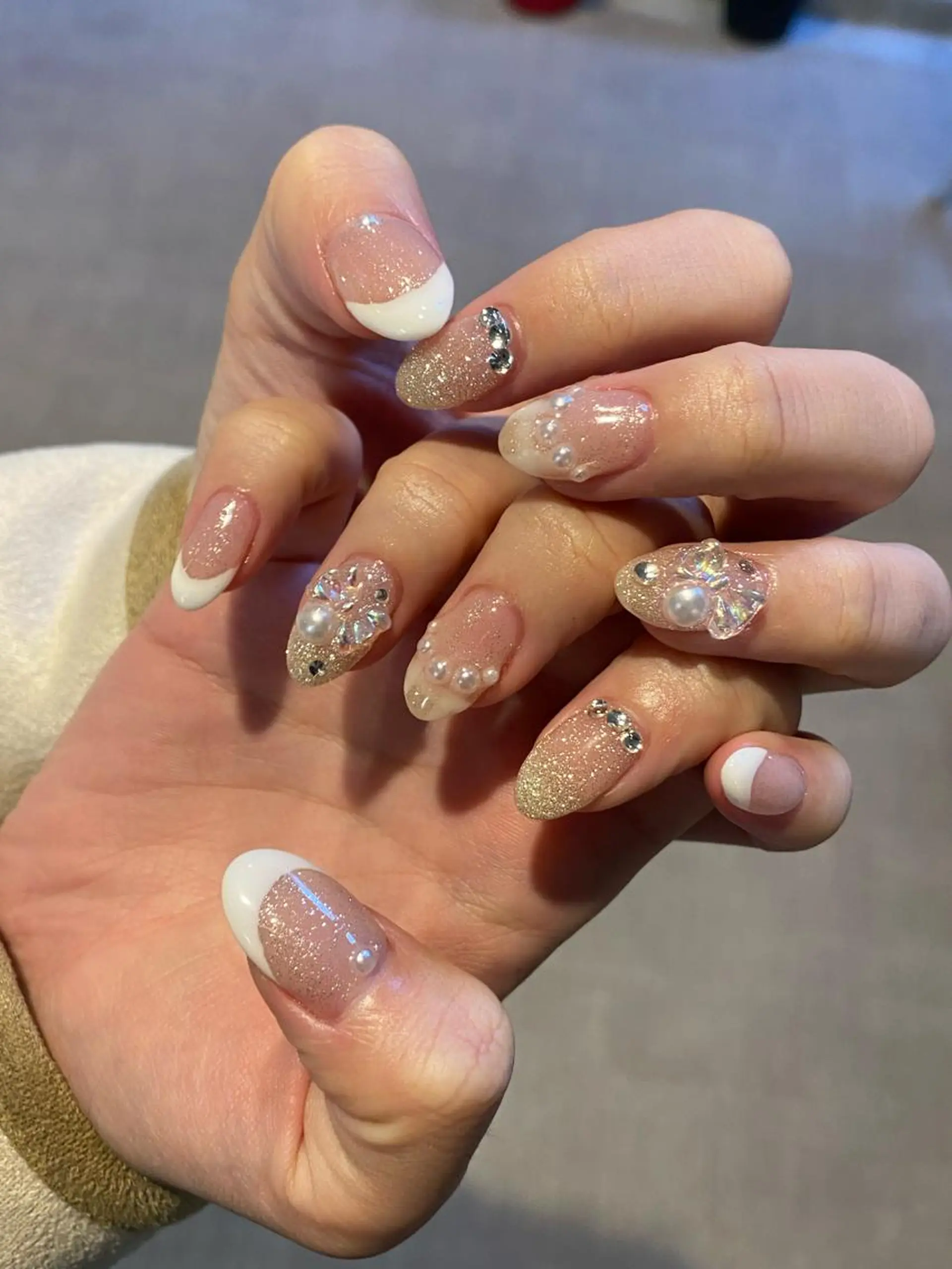 ネイル リボン ハンドネイル ★Rinail... .のネイルデザイン