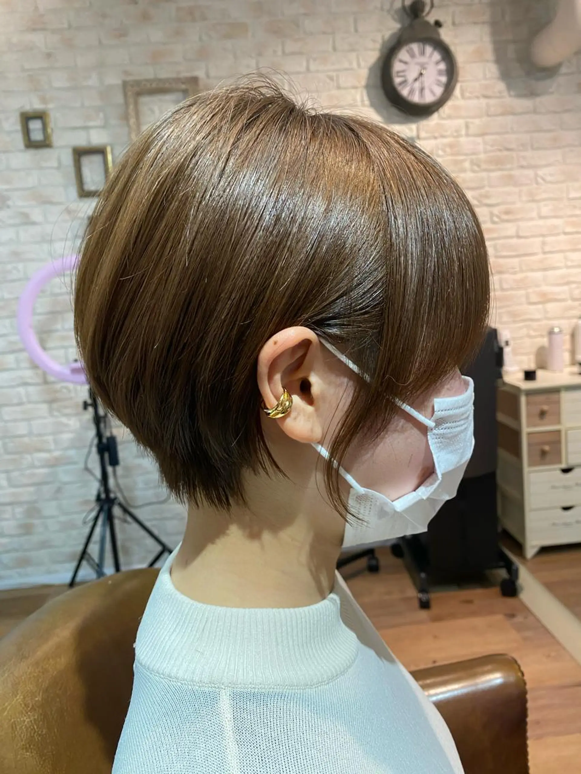 ショート カラー アンソニー ショウゴのヘアスタイル