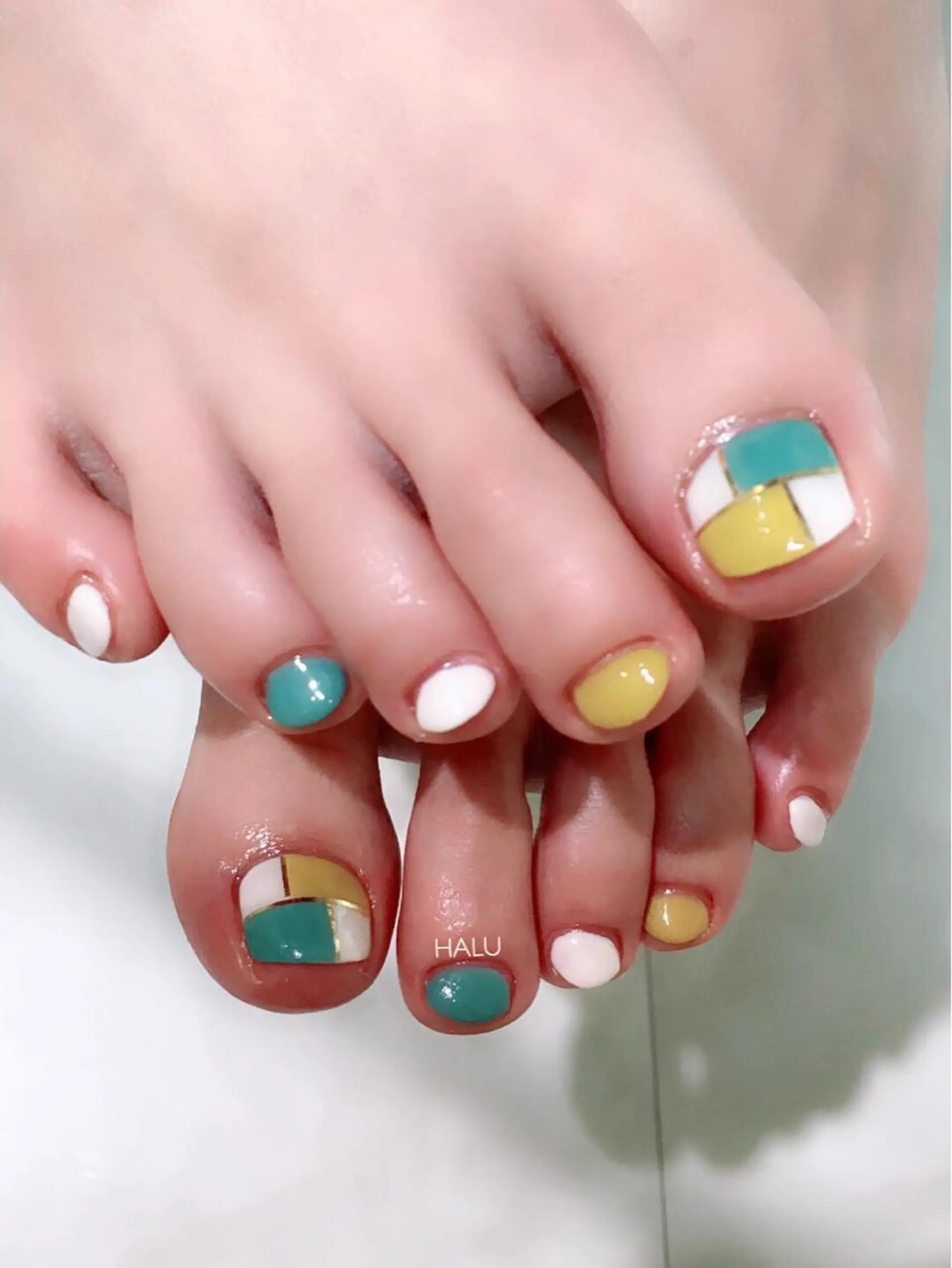 ネイル 黄色 HALU ハルのネイルデザイン