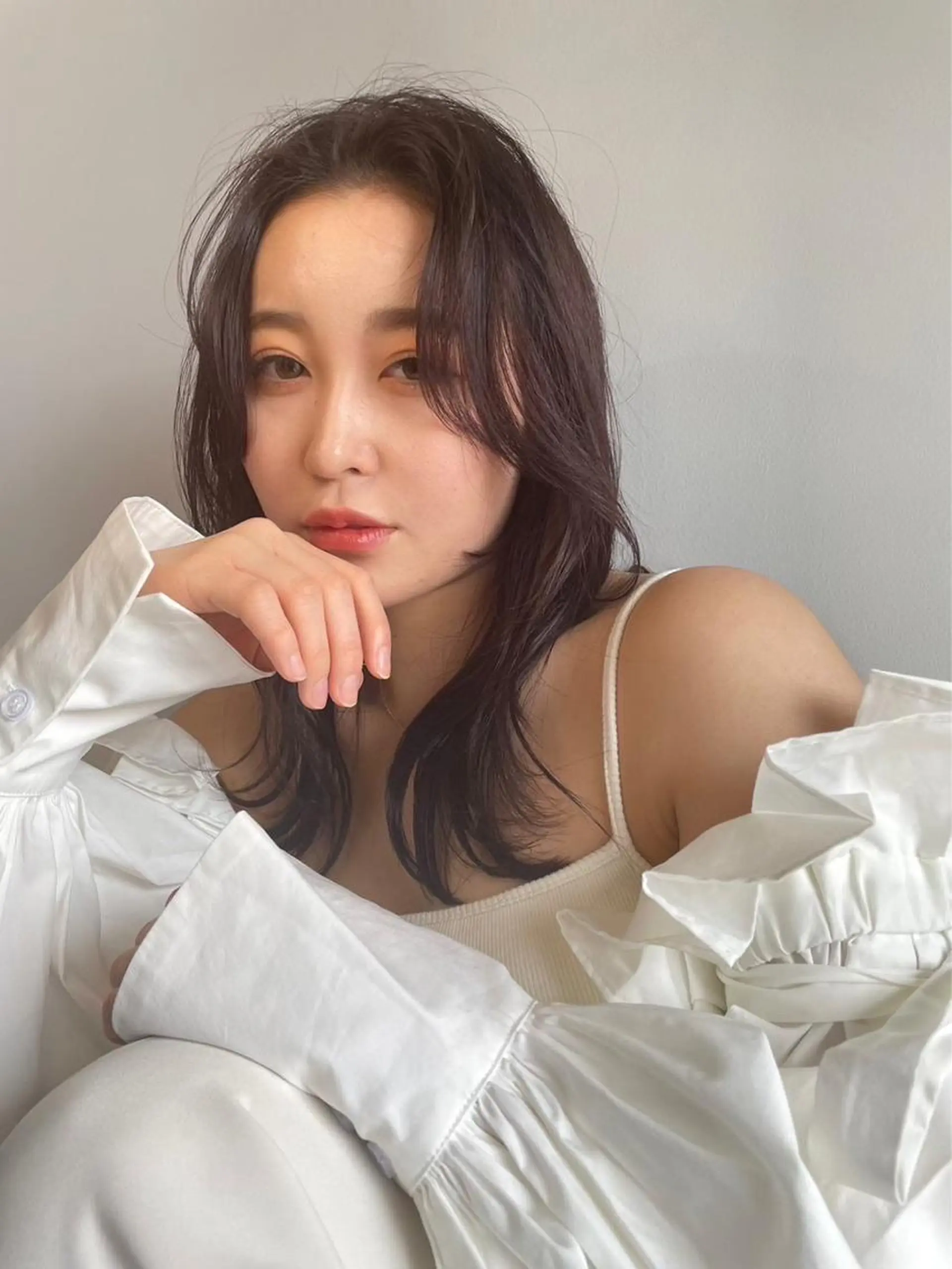 ロング カラー ヘアアレンジ キッズ マツエク・マツパ アイブロウ ヘアカラー トリートメント 透明感カラー/推しカ ラー☁️JURAのヘアスタイル