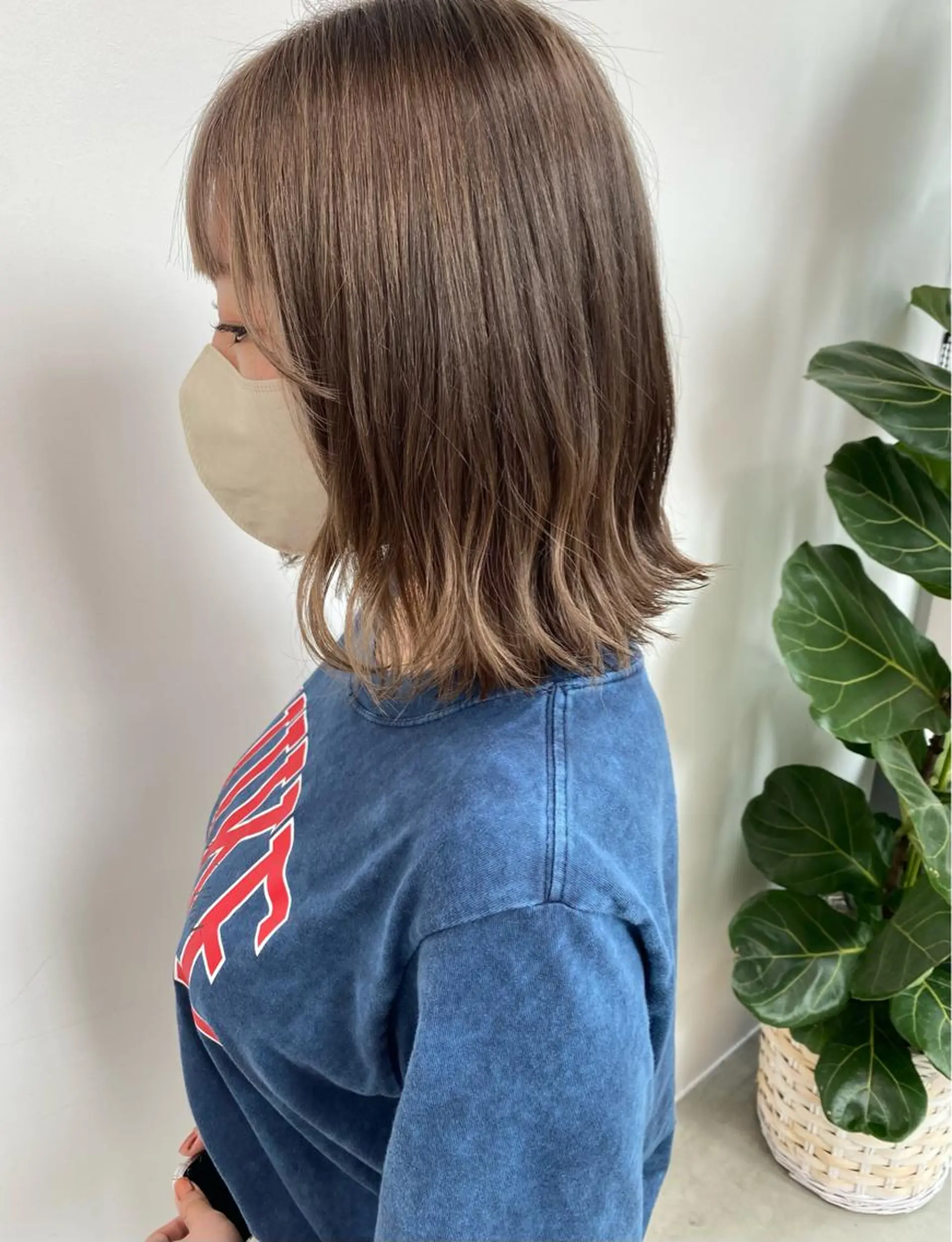 ミディアム カラー ヘアカラー トリートメント 🌼ハイライト透明感 🌼maiのヘアスタイル