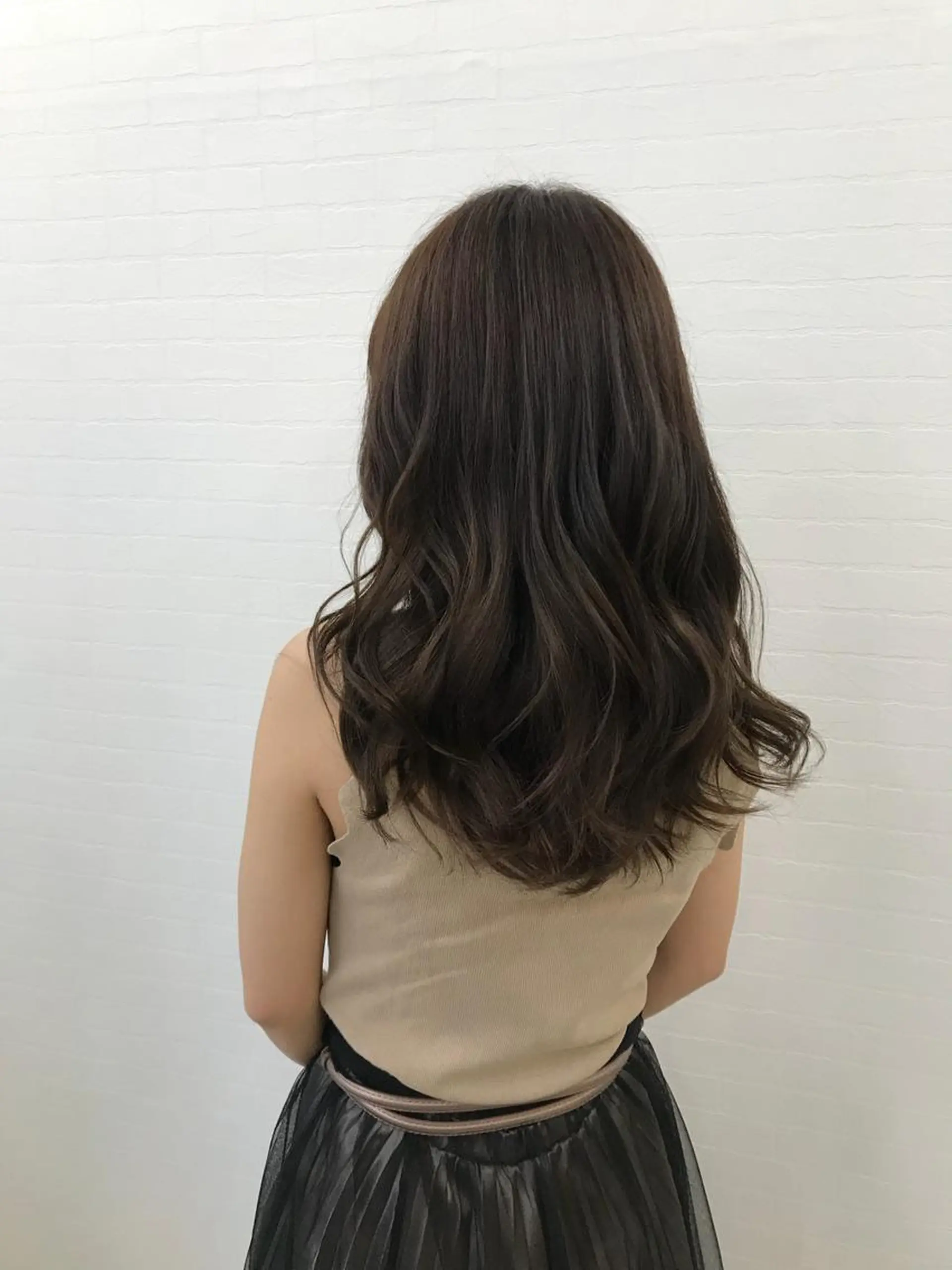 ミディアム カラー ブラウンカラー ココアブラウン フラットラッシュ/ LEDマツエク/石原のマツエク・マツパデザイン