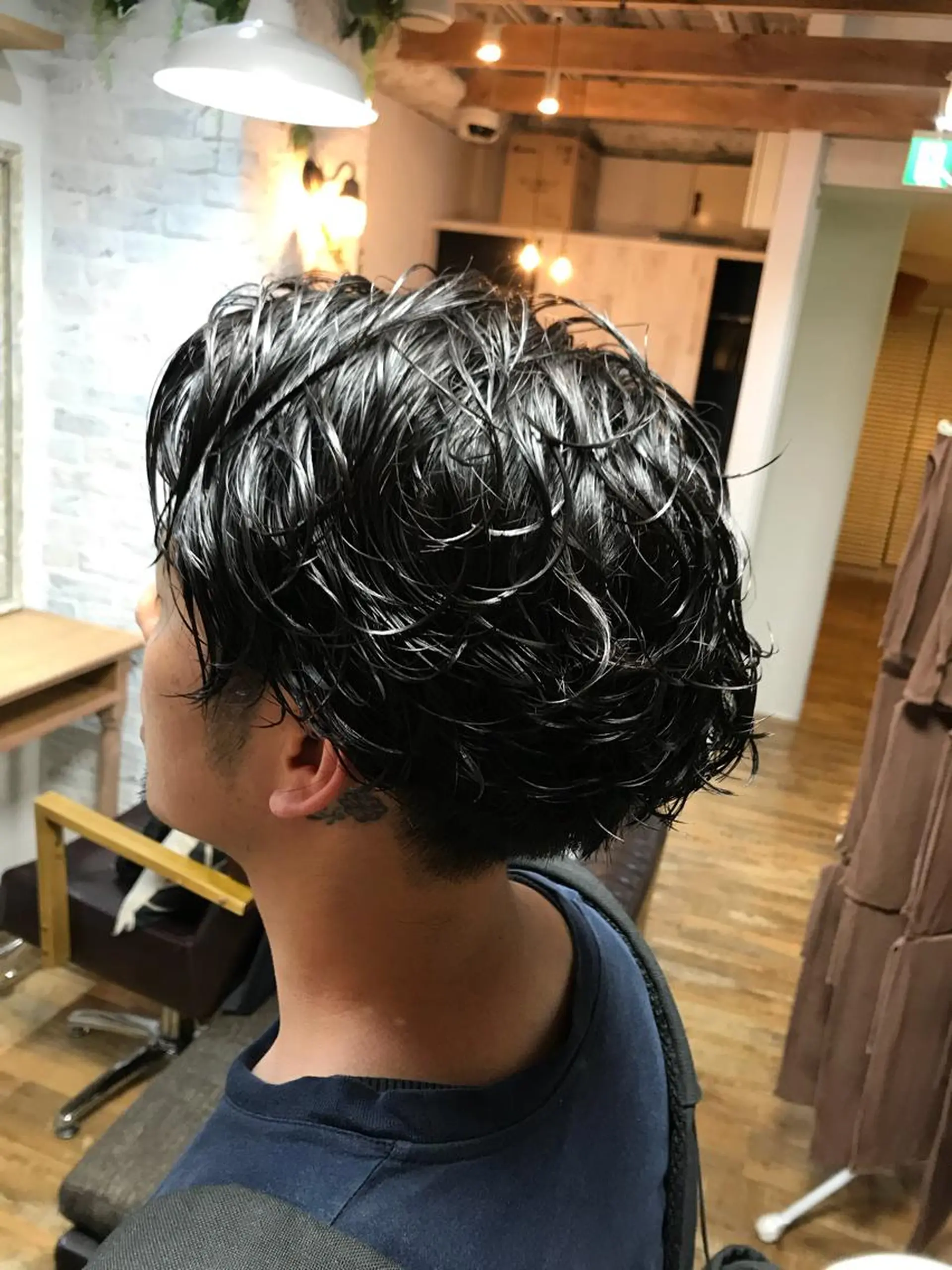 ショート パーマ yui .のヘアスタイル