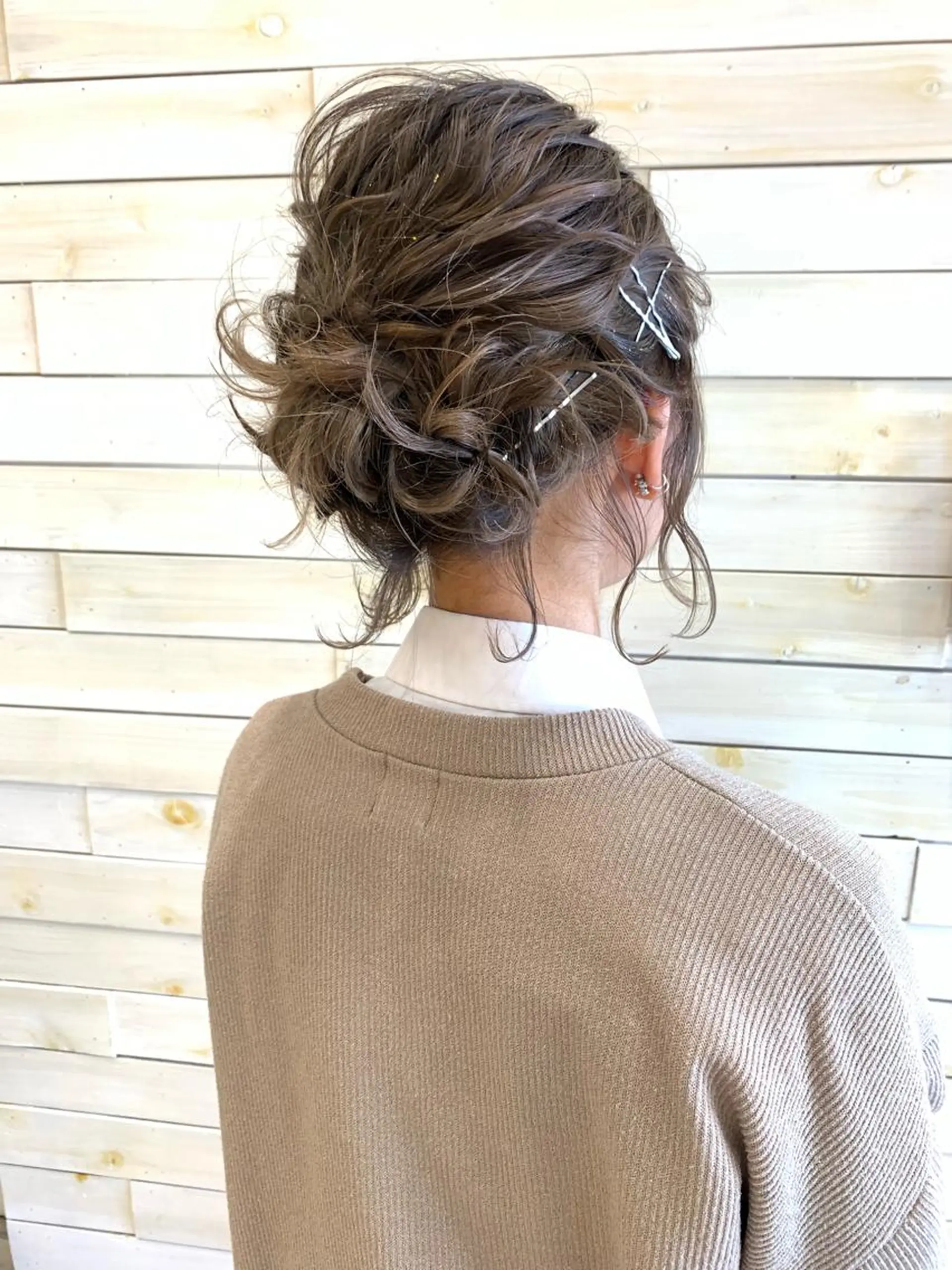 ヘアアレンジ 黒田瀬奈/ボブ まろやかベージュのヘアスタイル