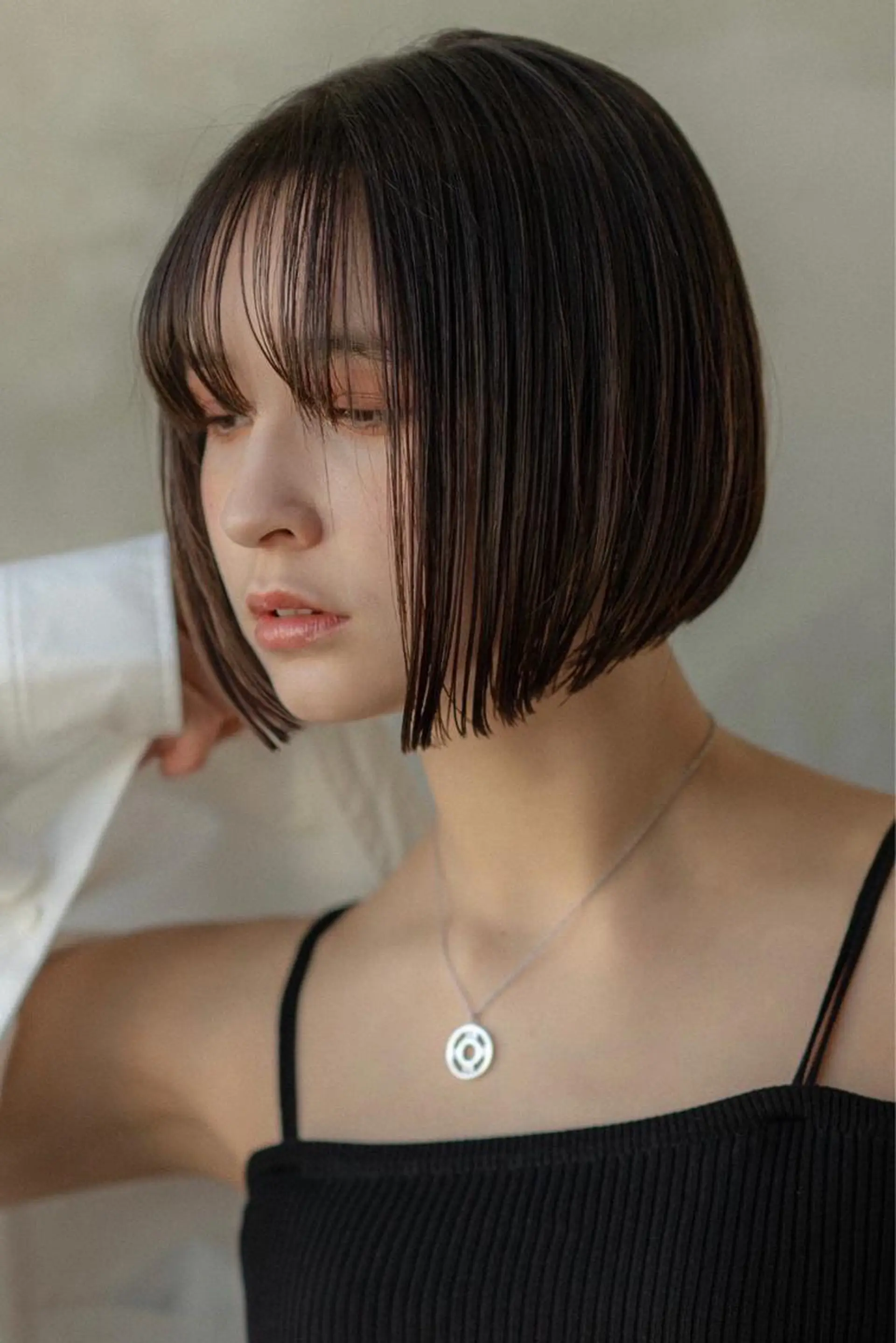 ショート カラー ボブ 大森 勝馬のヘアスタイル