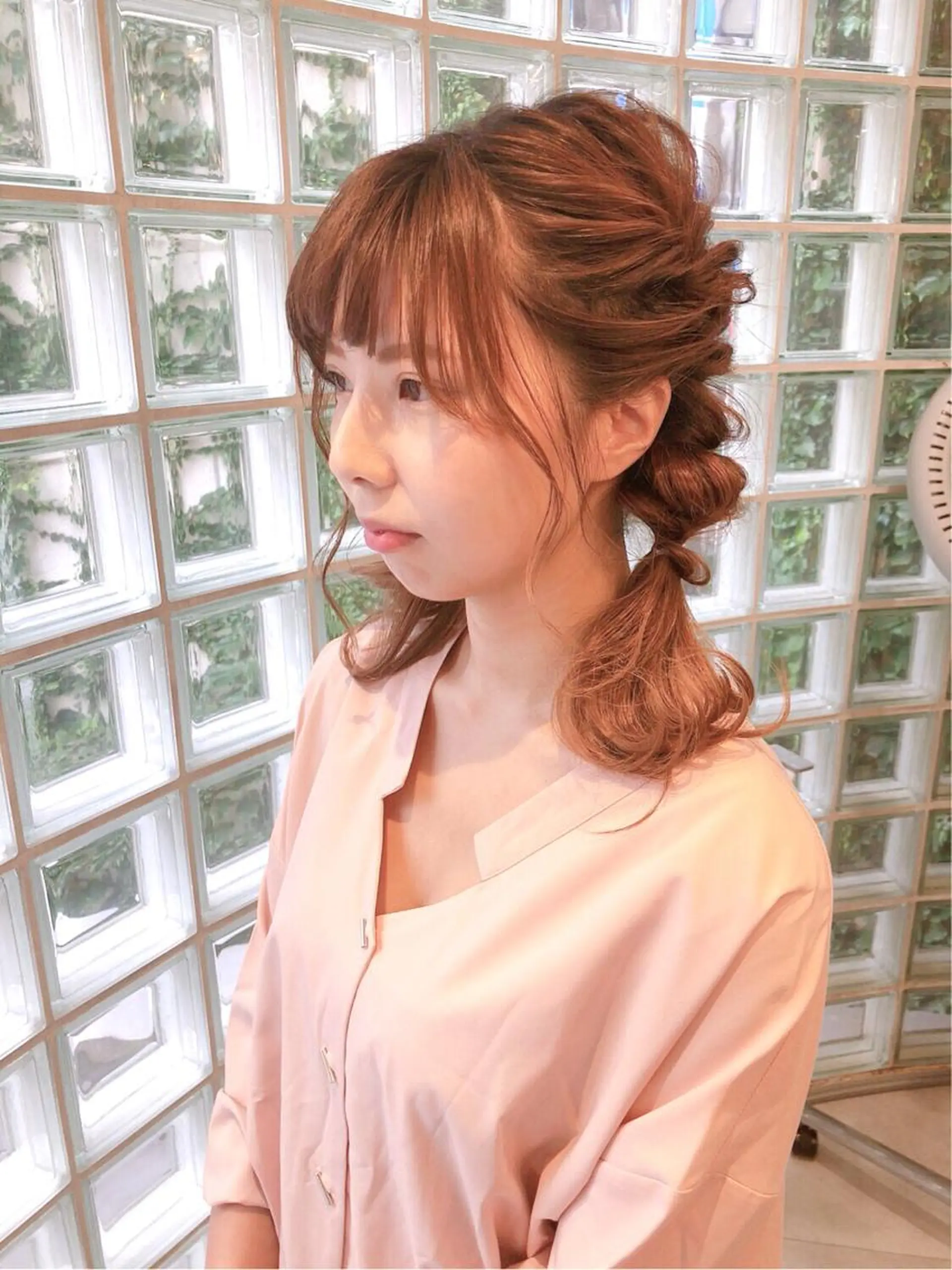 ヘアアレンジ ツインテール 池田 みのりのヘアスタイル