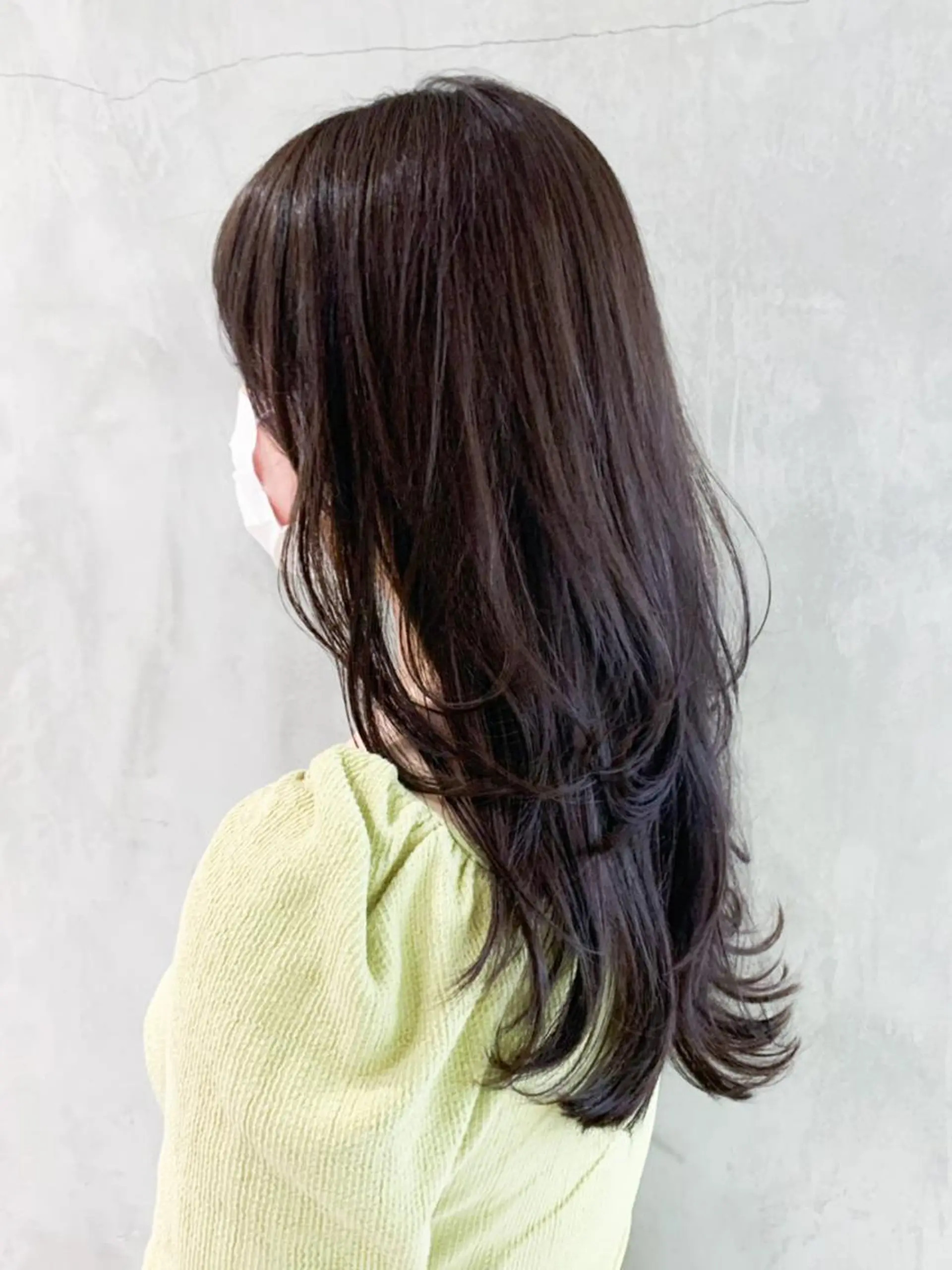 セミロング カラー パーマ ヘアアレンジ ハイレイヤー レイヤーカット ITbyALBUM 八王子店のヘアスタイル