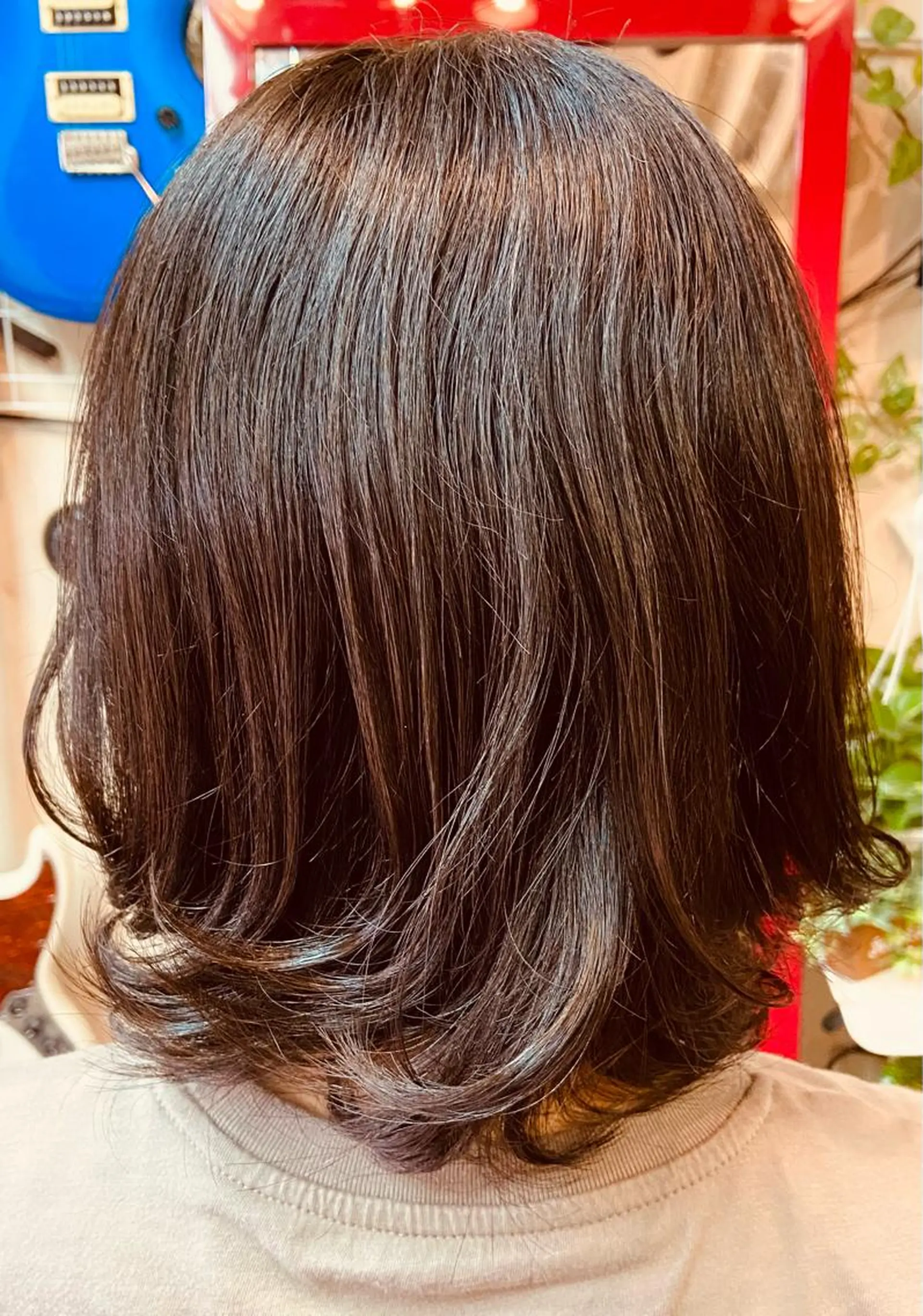 ミディアム パーマ ヘアアレンジ カット パーマ タカダ ユウキのヘアスタイル