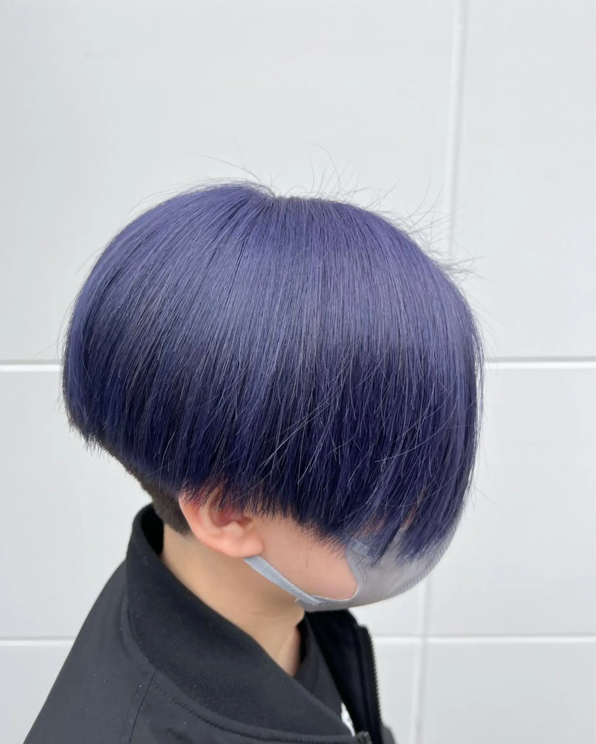 ショート カラー ブルーカラー ネイビーカラー ショートヘア ヘアカラー まさき✂︎ブリーチ／ デザインカラーのヘアスタイル