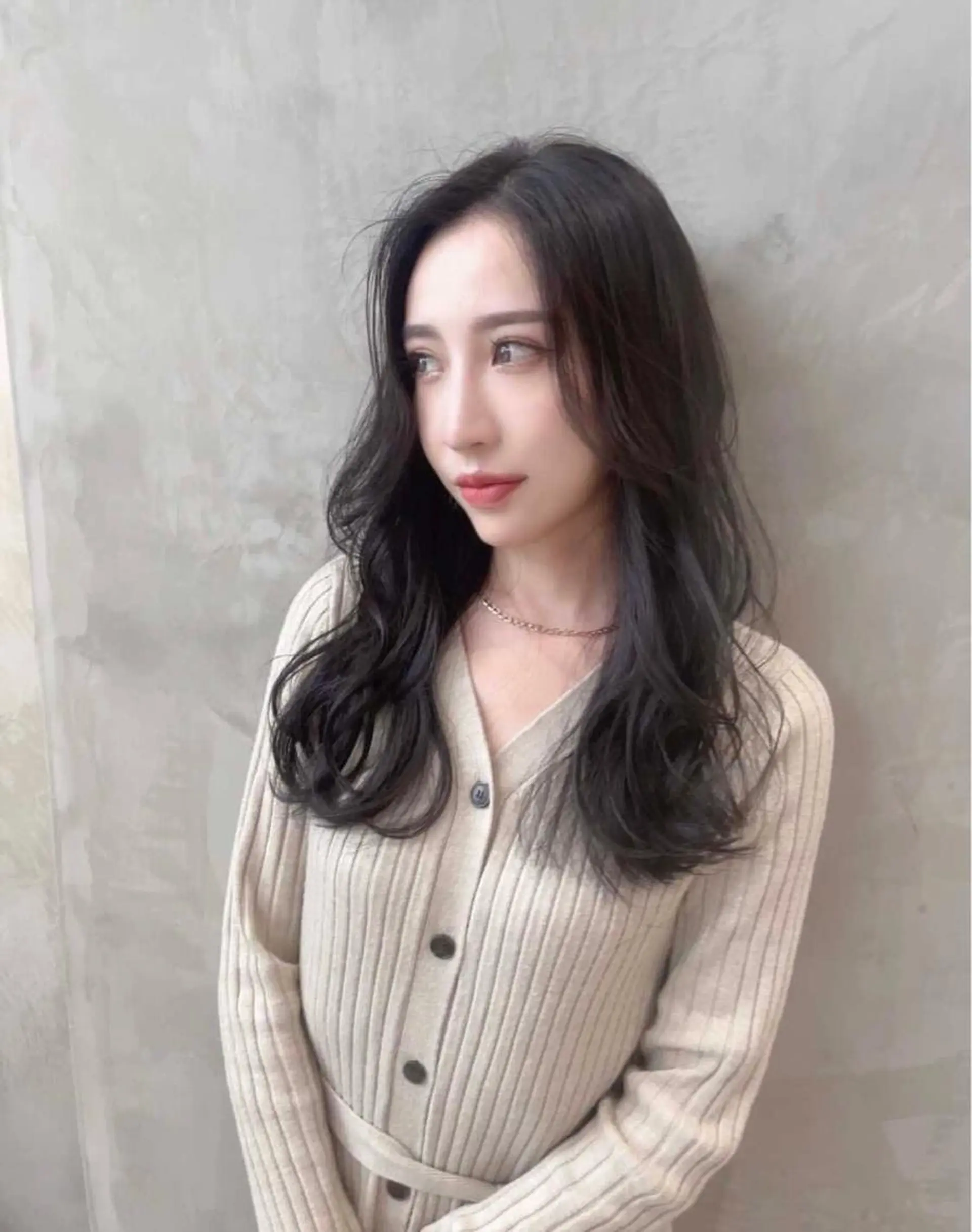 ミディアム カラー 韓国ヘア 店長NEGIのヘアスタイル