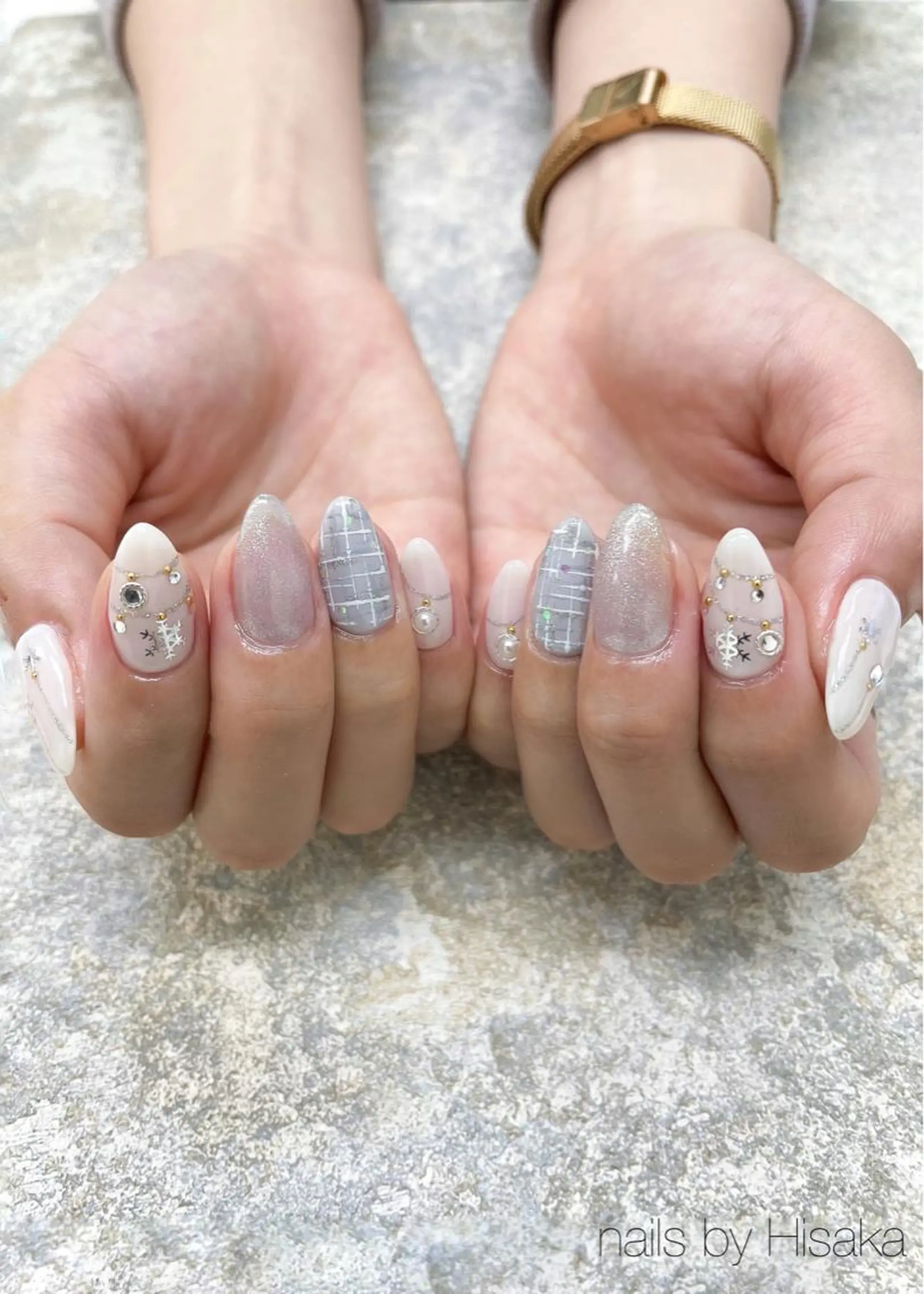 ネイル ハンドネイル Hisaka Mikiのネイルデザイン