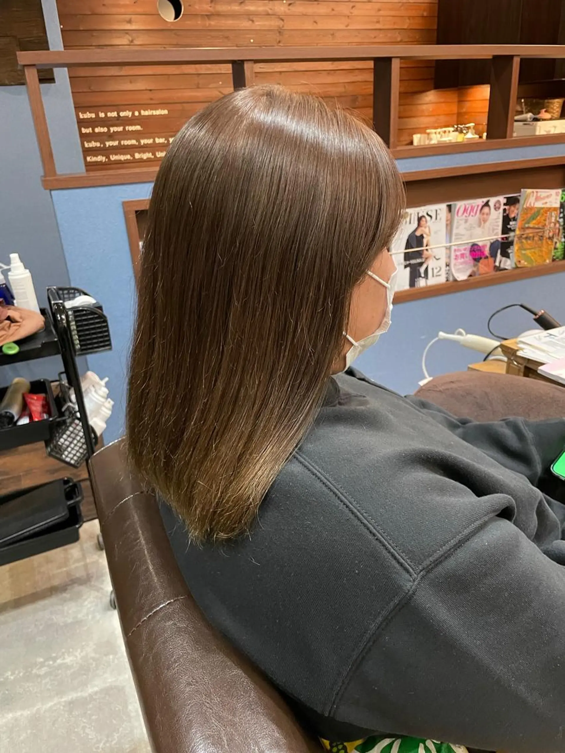カラー アッシュ アッシュグレー ヘアカラー 🎀Kubu🍀 Natsumu🎀のヘアスタイル