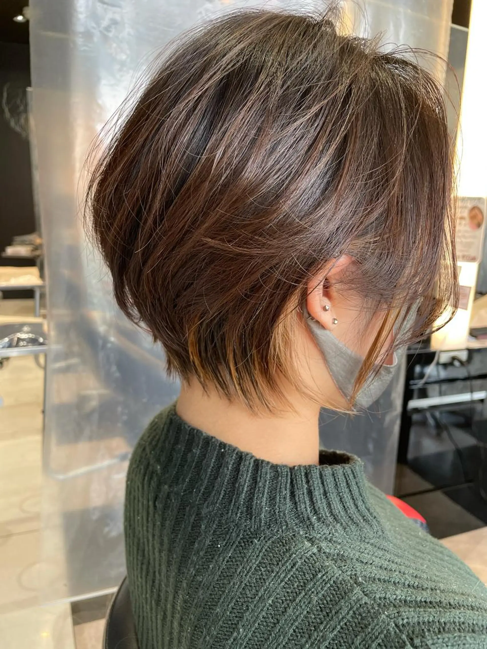 ショート ショートボブ ボブ ショートヘア カット メンズヘア特化 崎田 成人のヘアスタイル