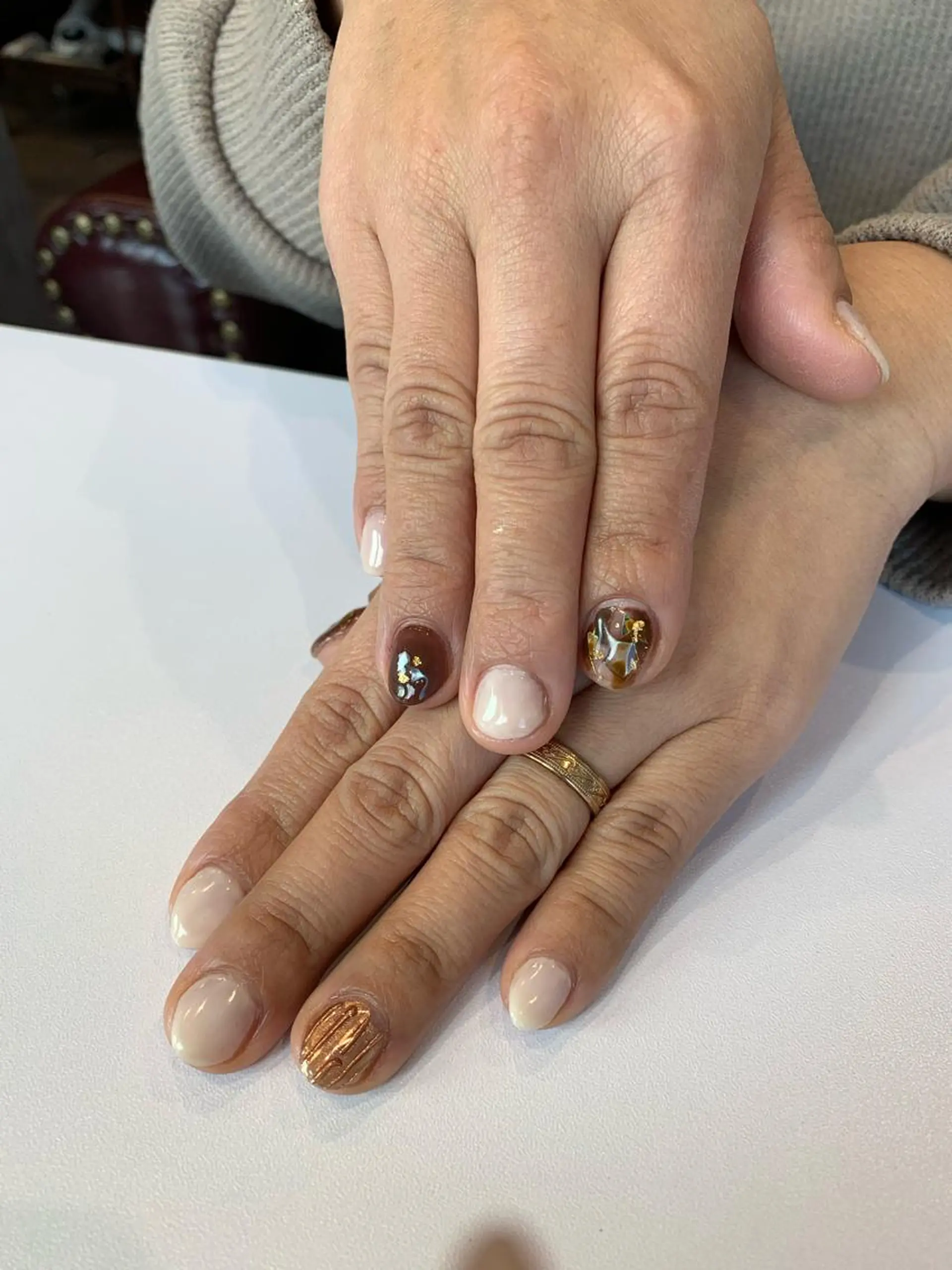 ネイル ニュアンスネイル unfi ocean 川上のネイルデザイン