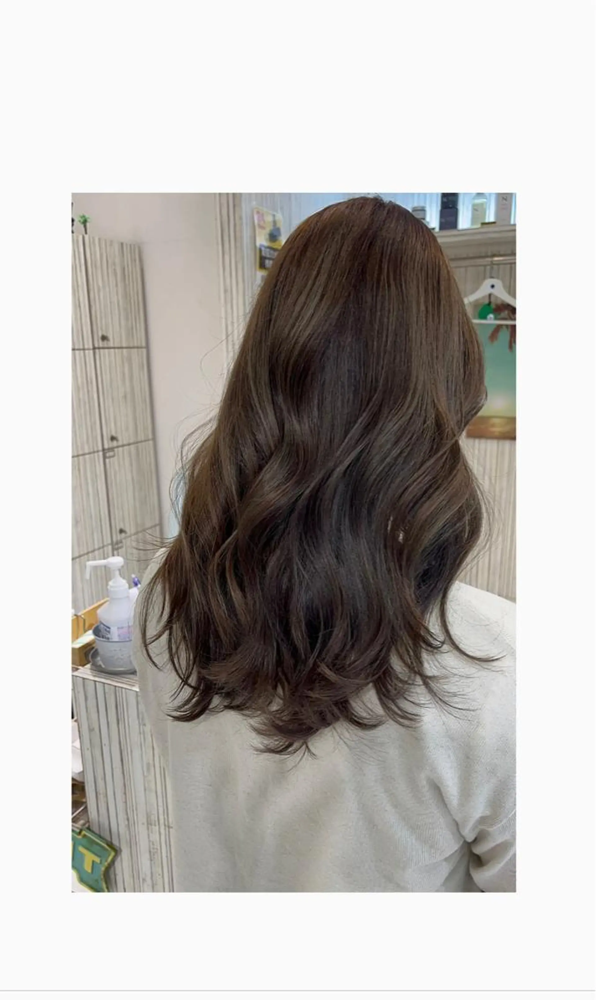 ロング カラー カット ヘアカラー トリートメント ヘアフラッグ西葛西店所属・デザインカラー⭐️ Yamauchiのヘアスタイル