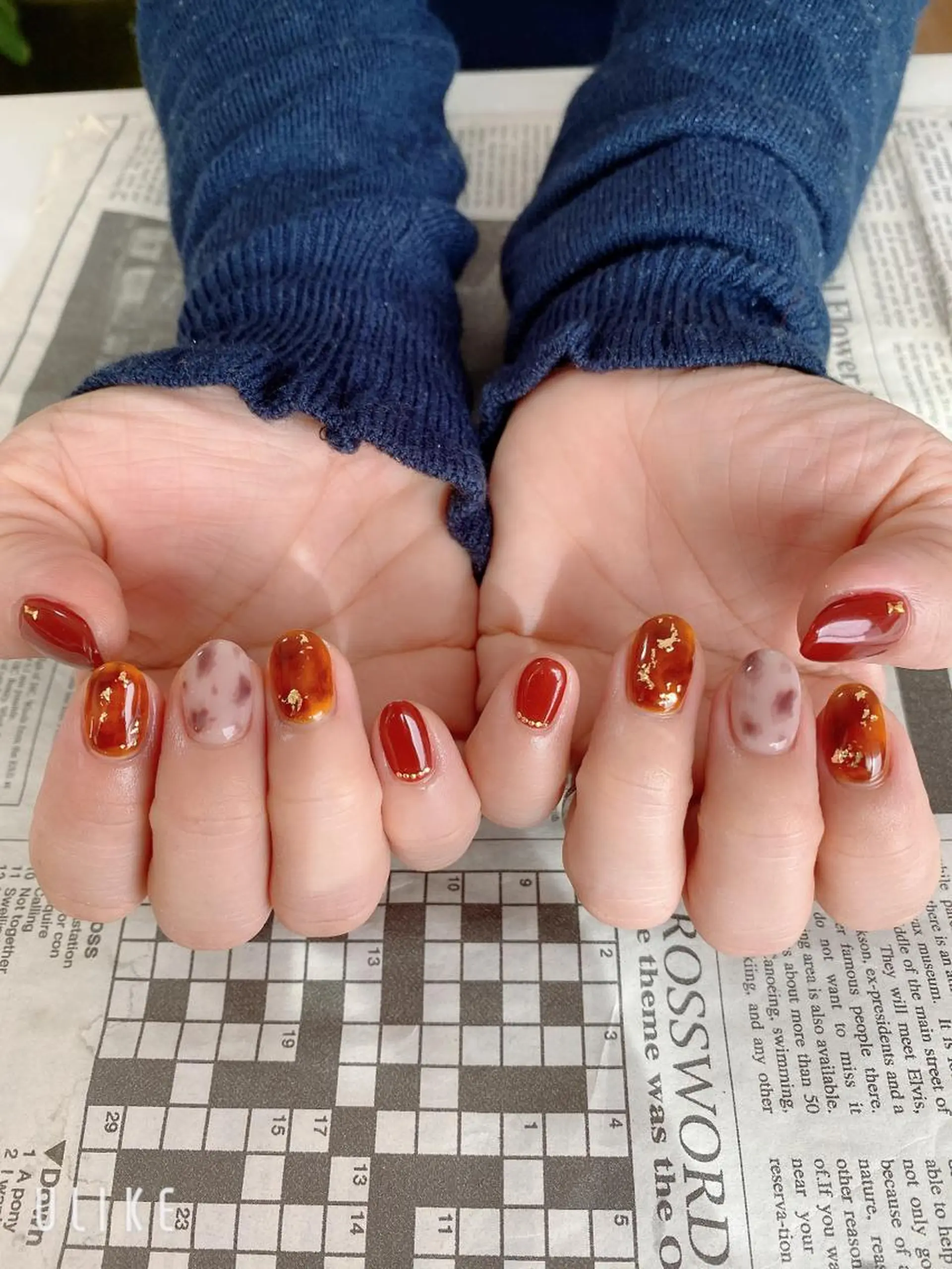 ネイル ハンドネイル ハンドケア 森山 舞のネイルデザイン