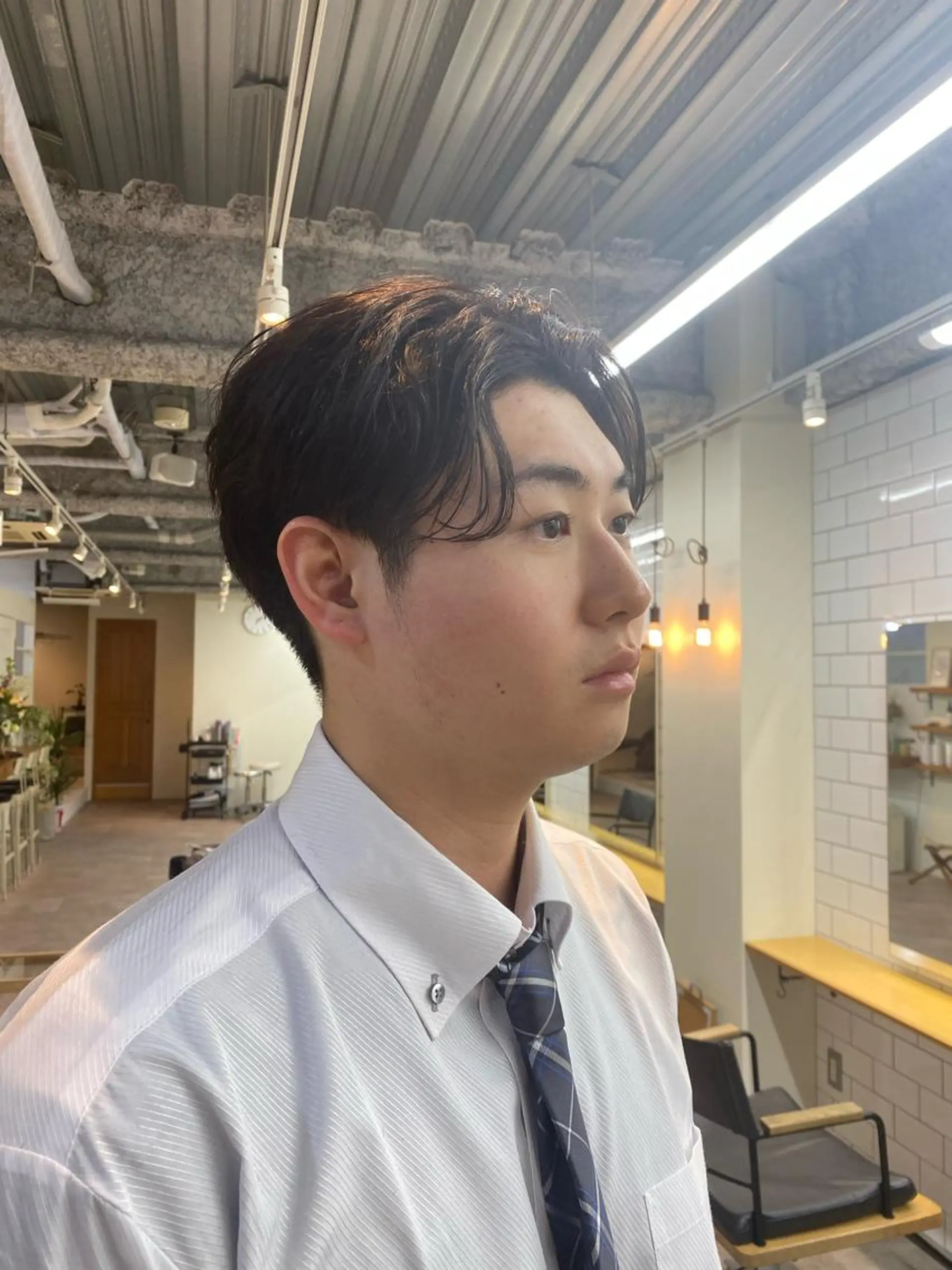 メンズ カット トリートメント シャドウパーマ/ 波巻パーマYu-Kiのヘアスタイル