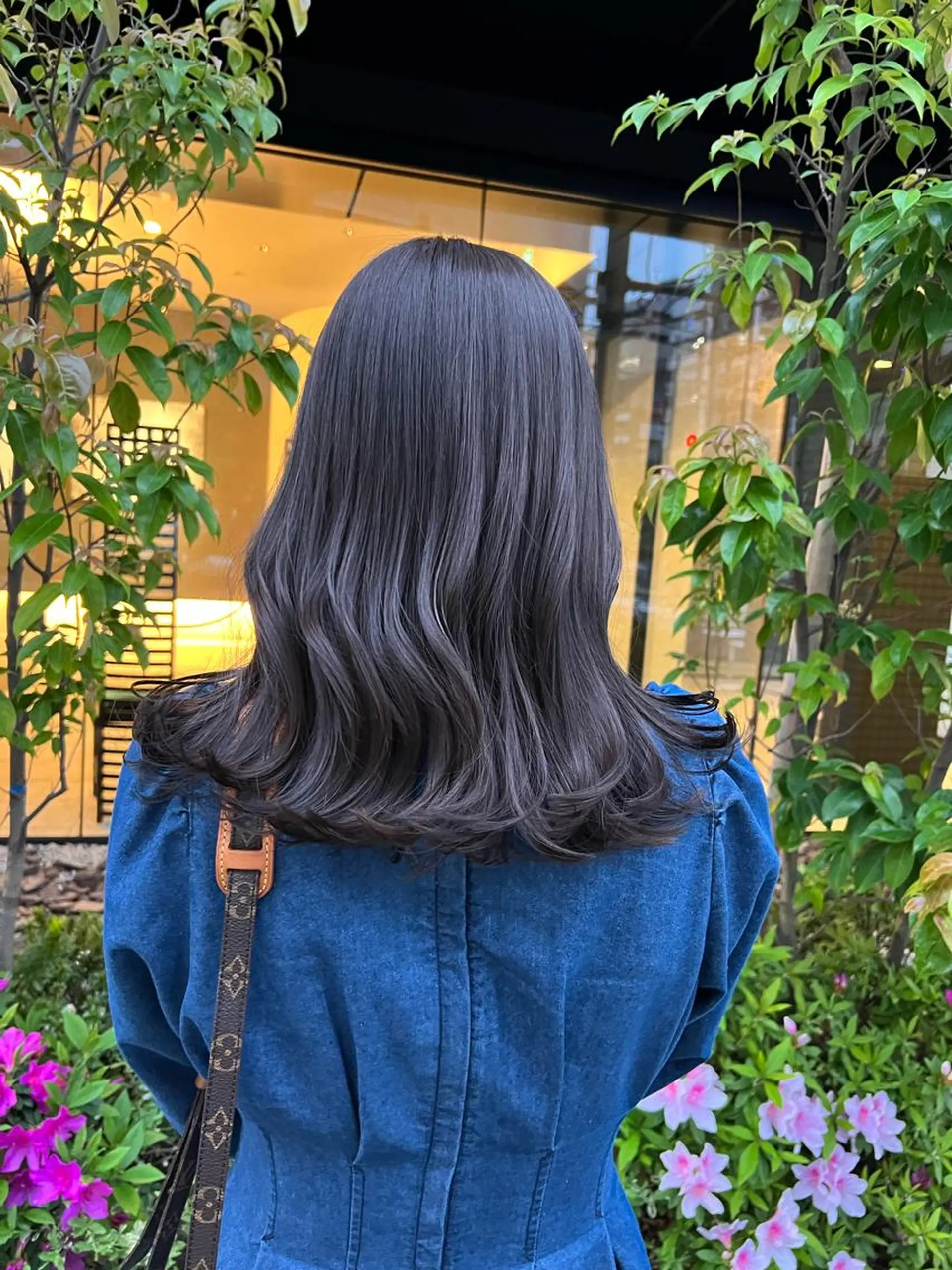 ミディアム カラー グレージュ ラベンダーカラー ラベンダーグレージュ ラベンダーグレー 【完全マンツー 恵比寿】佐藤 翔のヘアスタイル