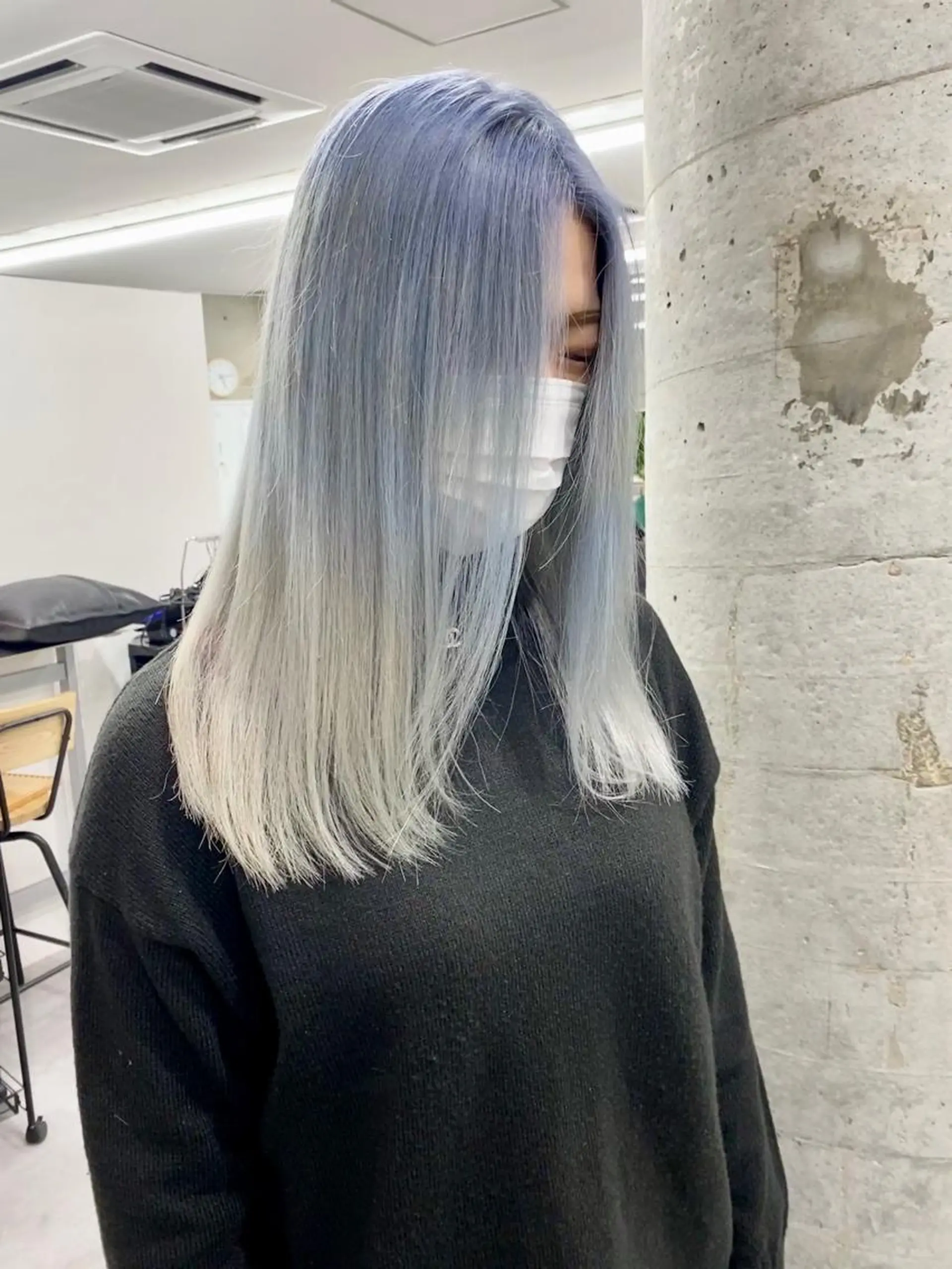 ロング カラー バレイヤージュ ブリーチ ケアブリーチ ダブルカラー ハイライトカラー welring hair salonのヘアスタイル