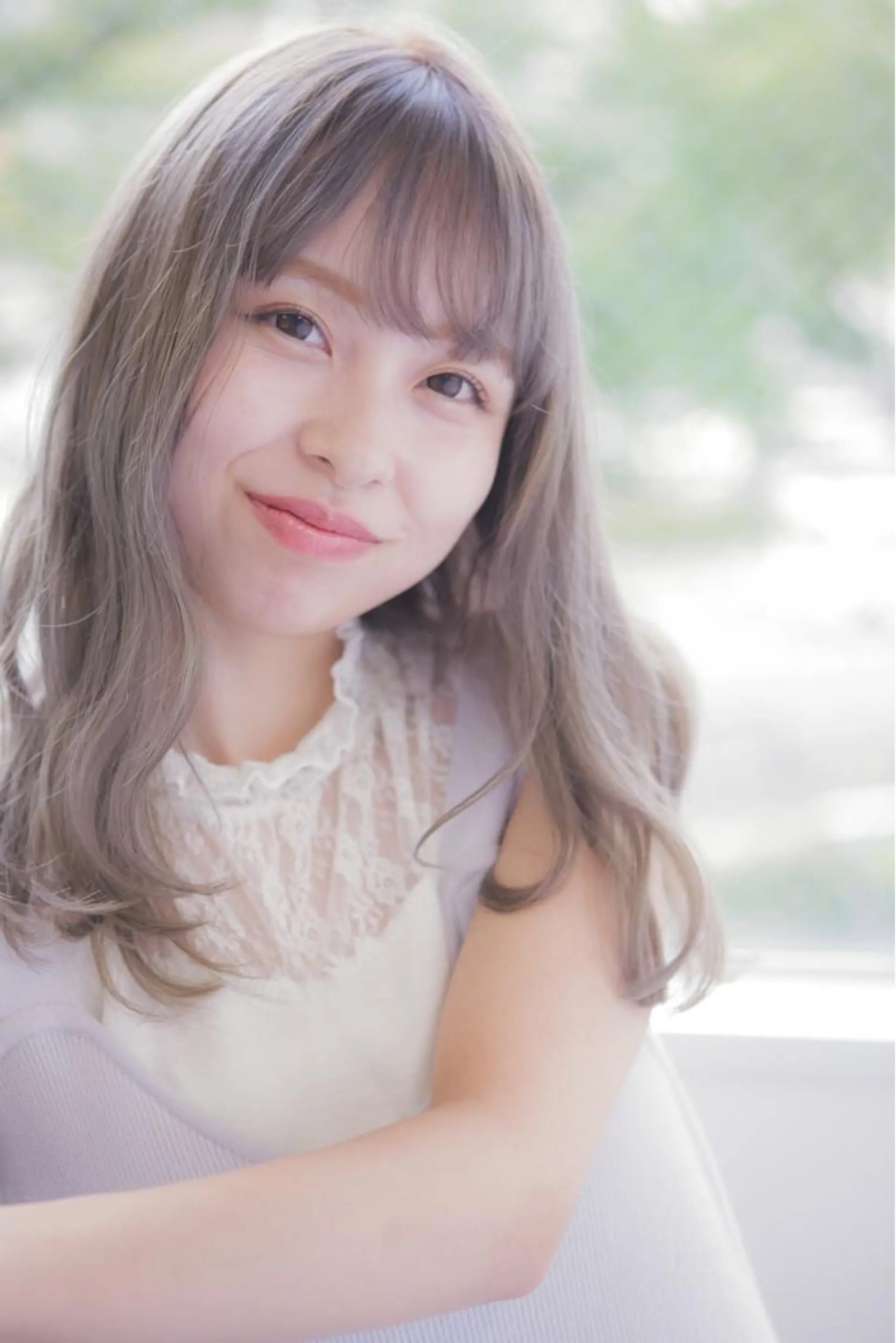 セミロング カラー 末吉 慶多のヘアスタイル