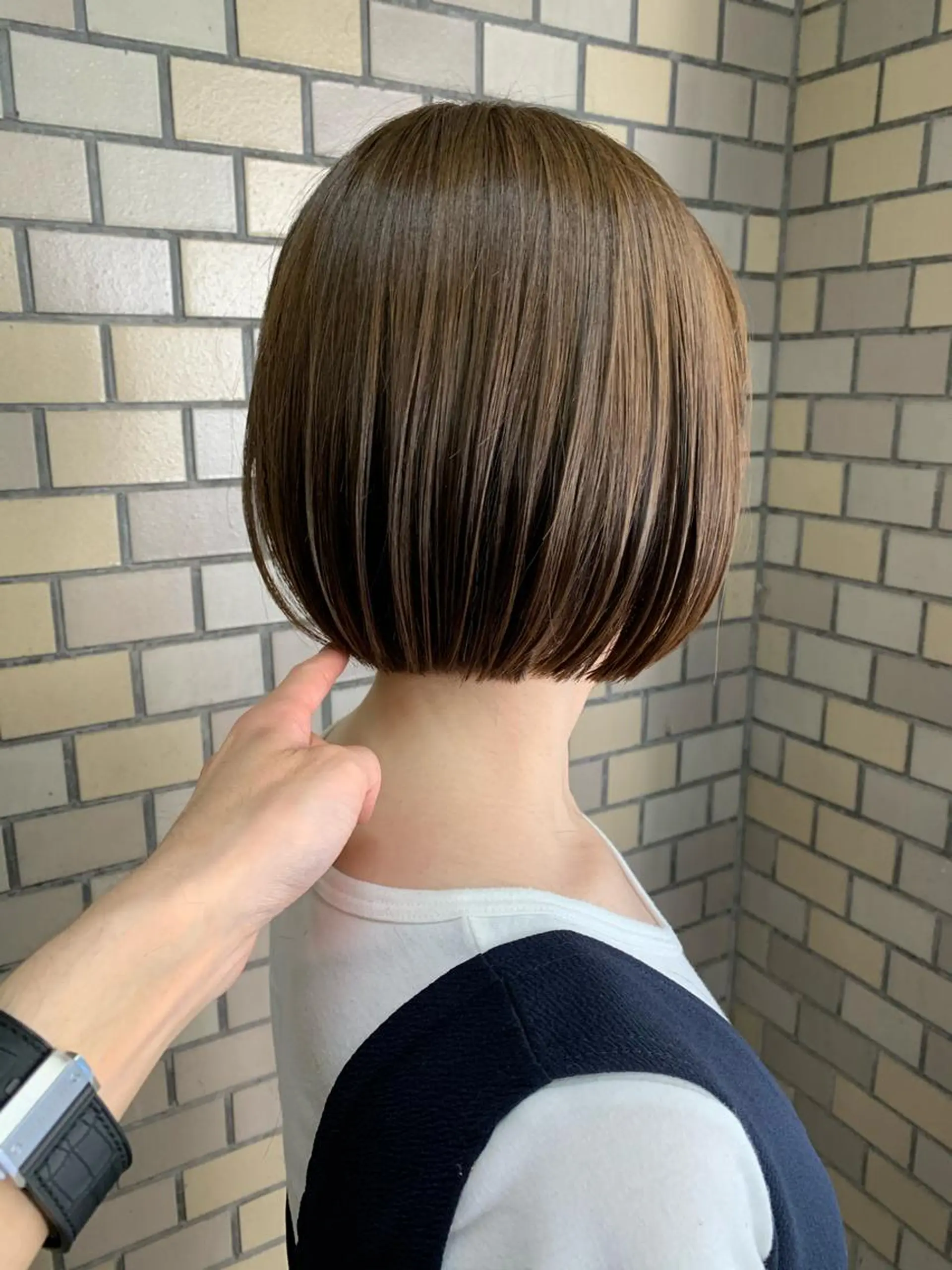 ショート カラー 縮毛矯正 トリートメント ✨日本一の韓国ヘア✨ 髪質改善RYO-MAのヘアスタイル