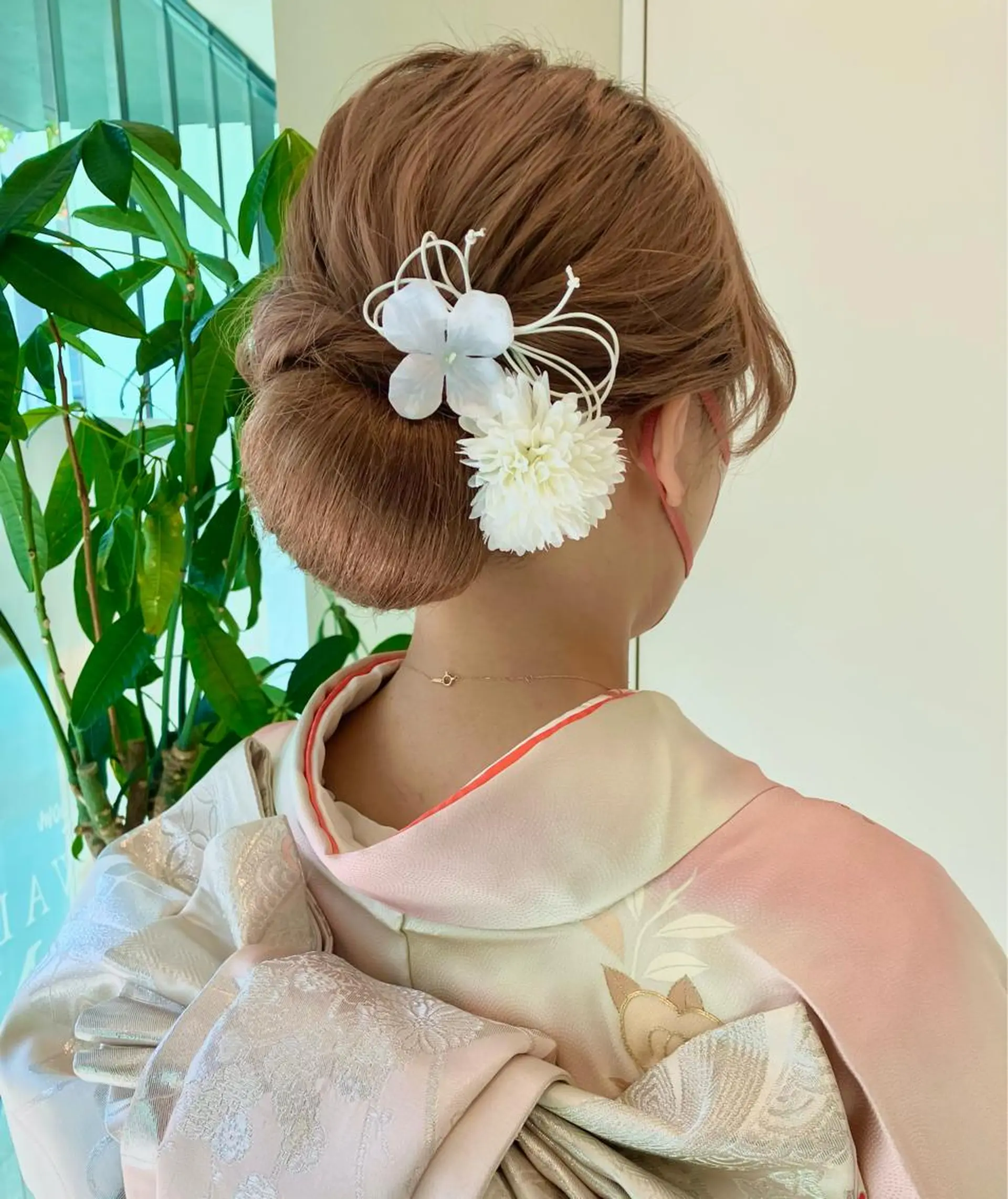 ヘアアレンジ 着物ヘア Hair&Make Nahoのマツエク・マツパデザイン