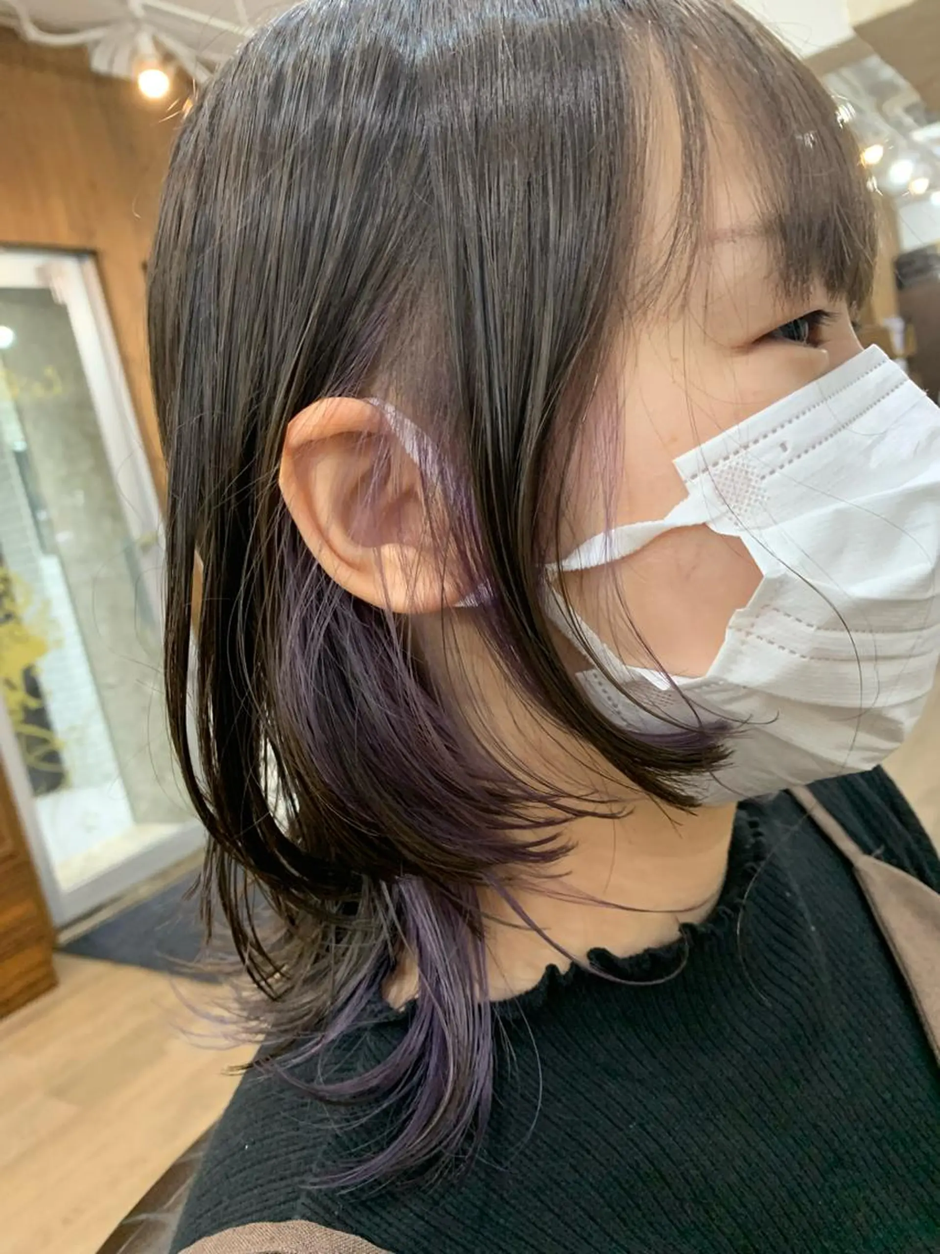 ミディアム カラー チバ ヒロトのヘアスタイル