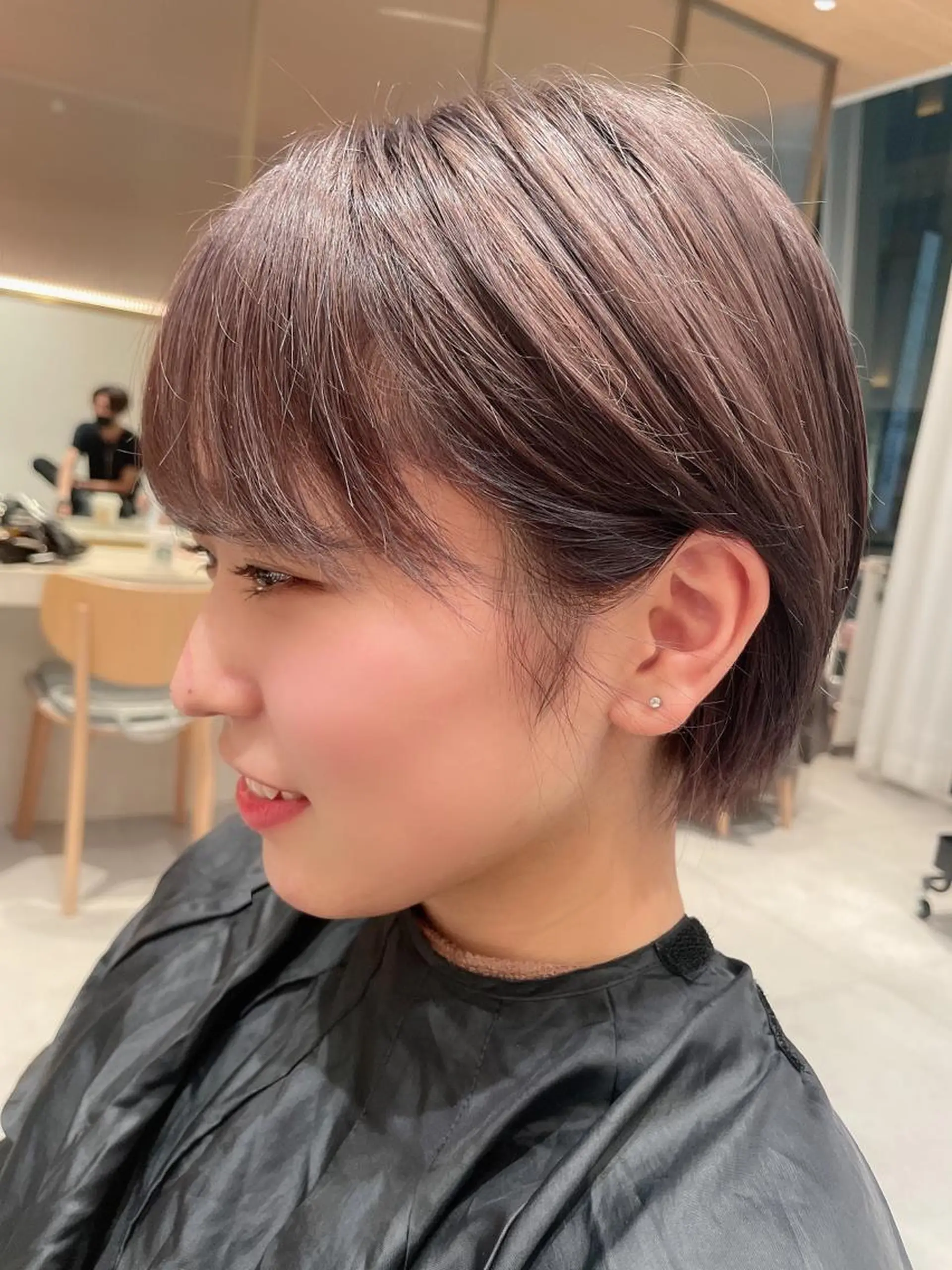 カラー レイヤーカット/透明 感カラー🐬永井瑠栞のヘアスタイル