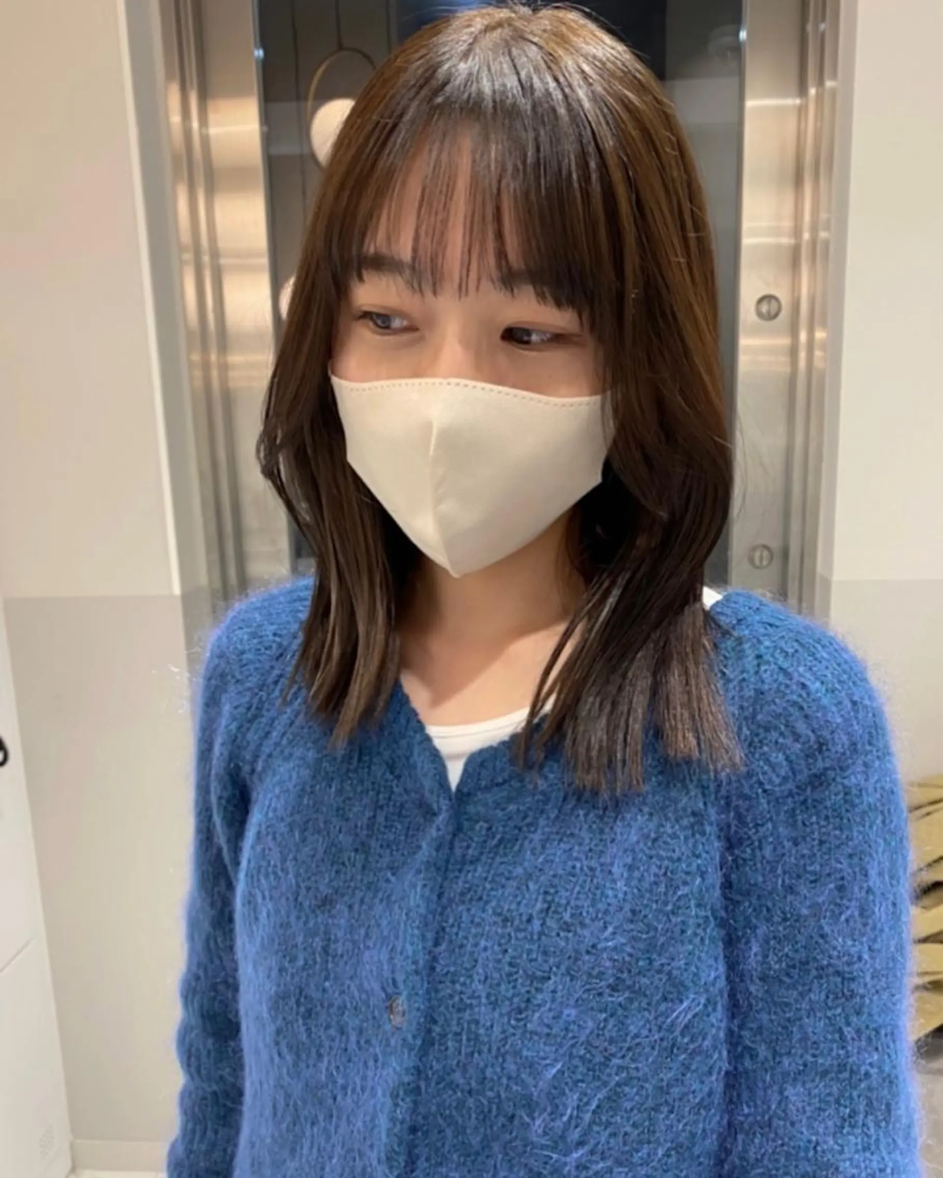 ミディアム ୨୧柔らかいカラー nozomi ୨୧のヘアスタイル