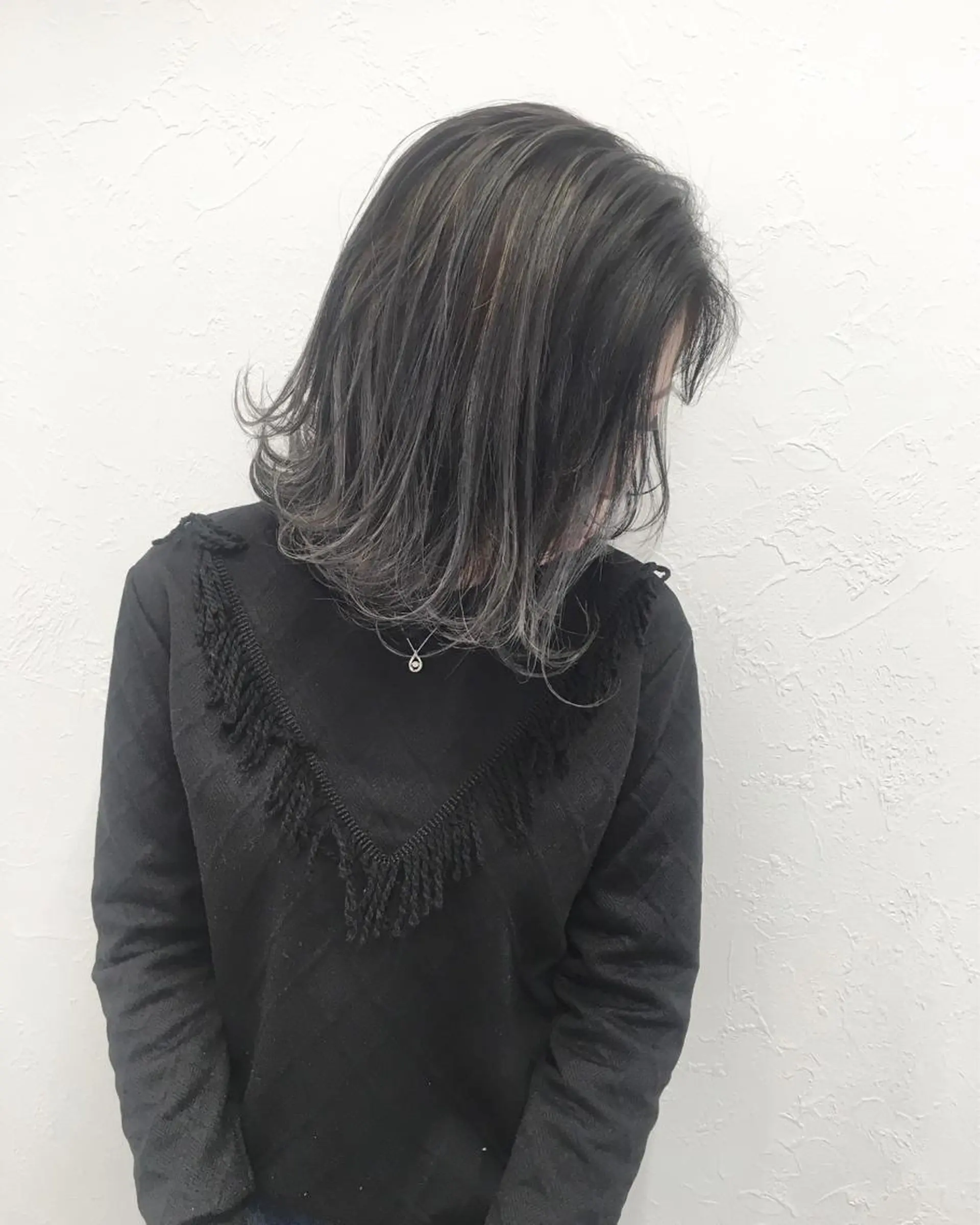 カラー アッシュ アッシュグレー ヘアカラー 🤍2nd🤍田所 美希のヘアスタイル