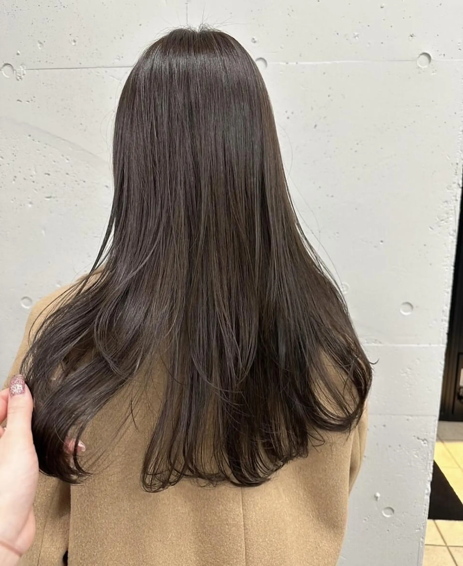 カラー セミロング ベージュカラー ブリーチ 透明感カラー ヘーゼル ブリーチなしカラー ヘアカラー トリートメント 透明感🪽艶カラー☆ トレンドヘア✨のヘアスタイル