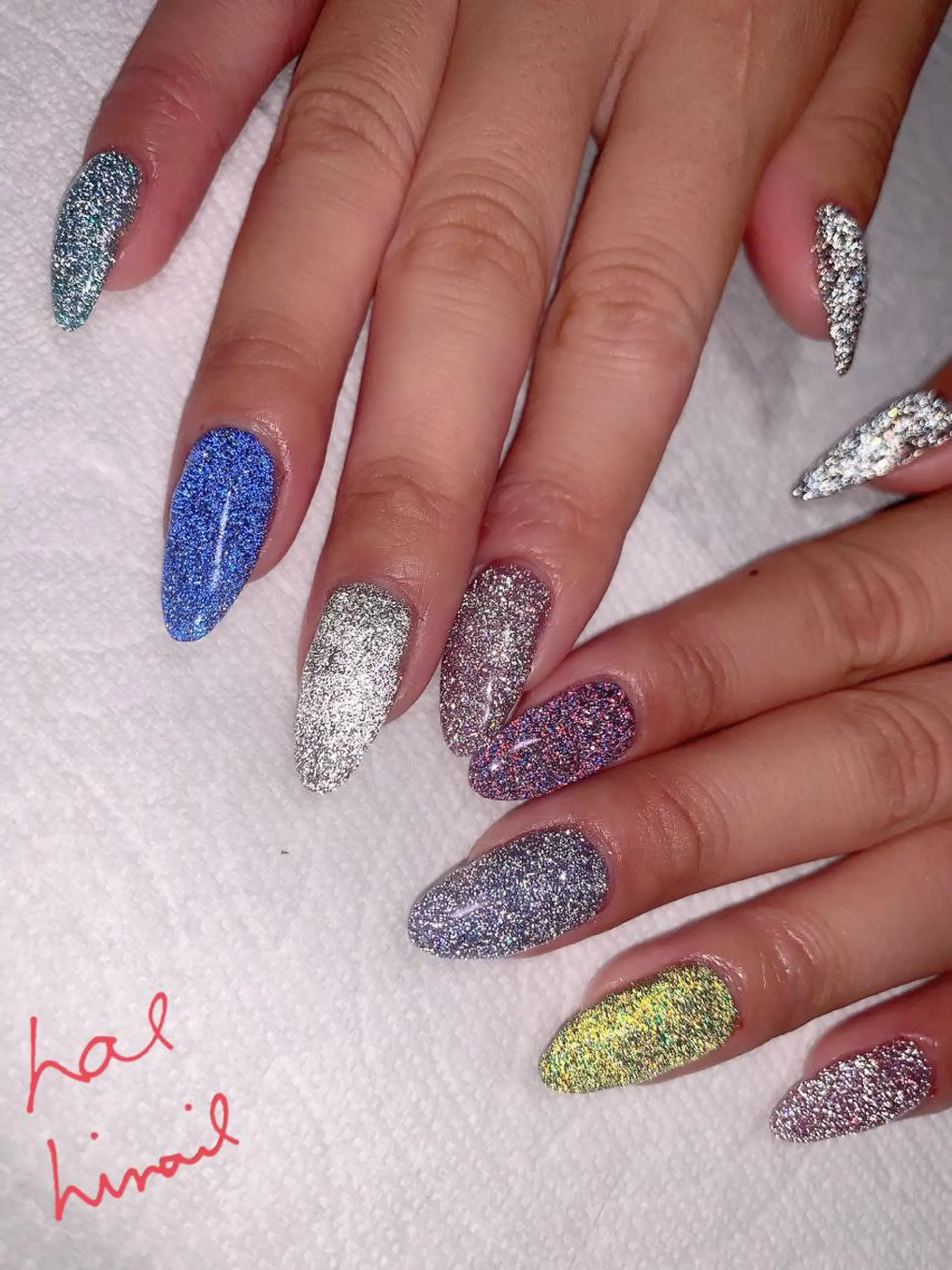 ネイル フラッシュネイル はるひな ねいるのネイルデザイン