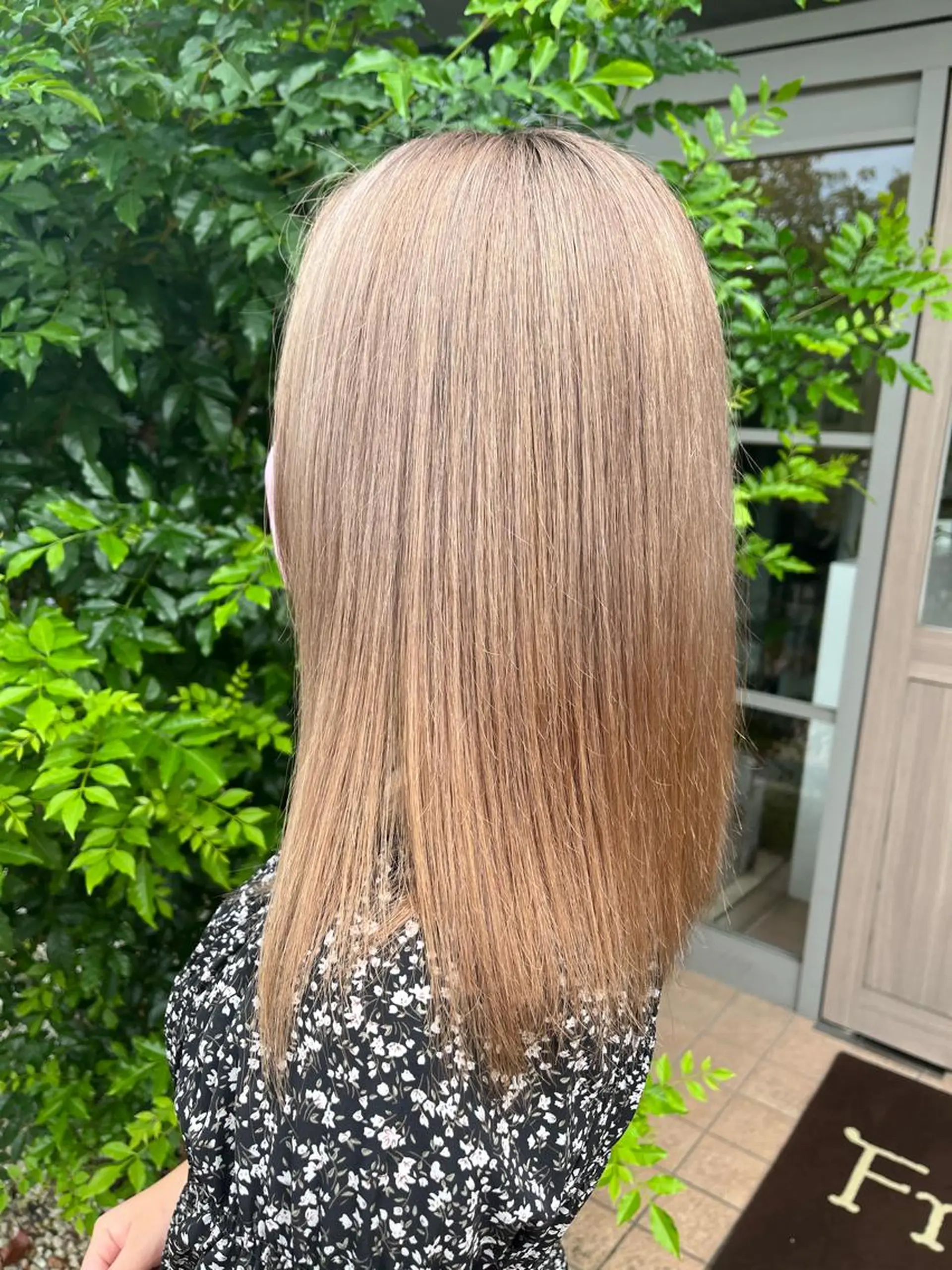 ミディアム ヘアカラー ツヤ髪質改善 💜れいな💜のヘアスタイル