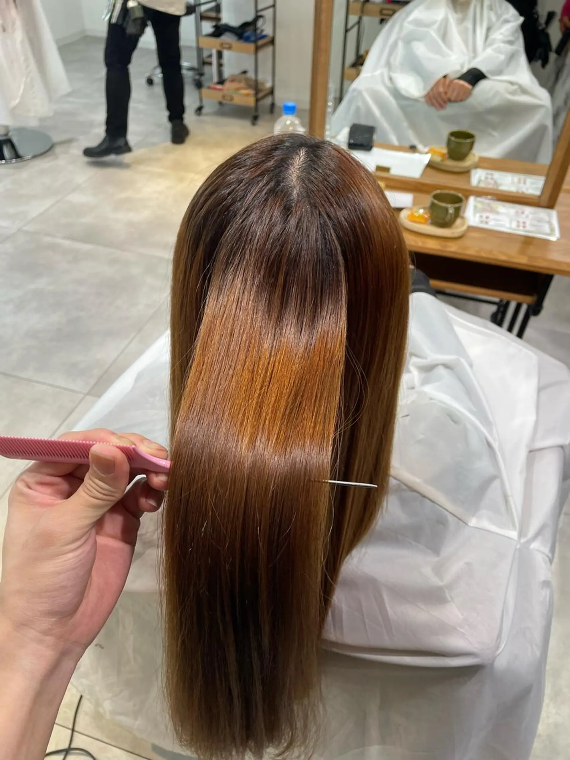 ロング 髪質改善 縮毛矯正 トリートメント 【SASE】大人上品 💍/ユウガ⭐️のヘアスタイル