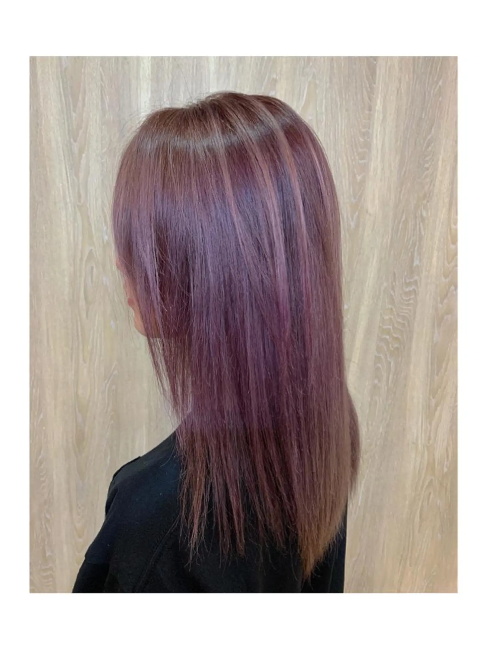 セミロング カラー ハイトーン✨艶髪💘 💘 AYANO💘のヘアスタイル