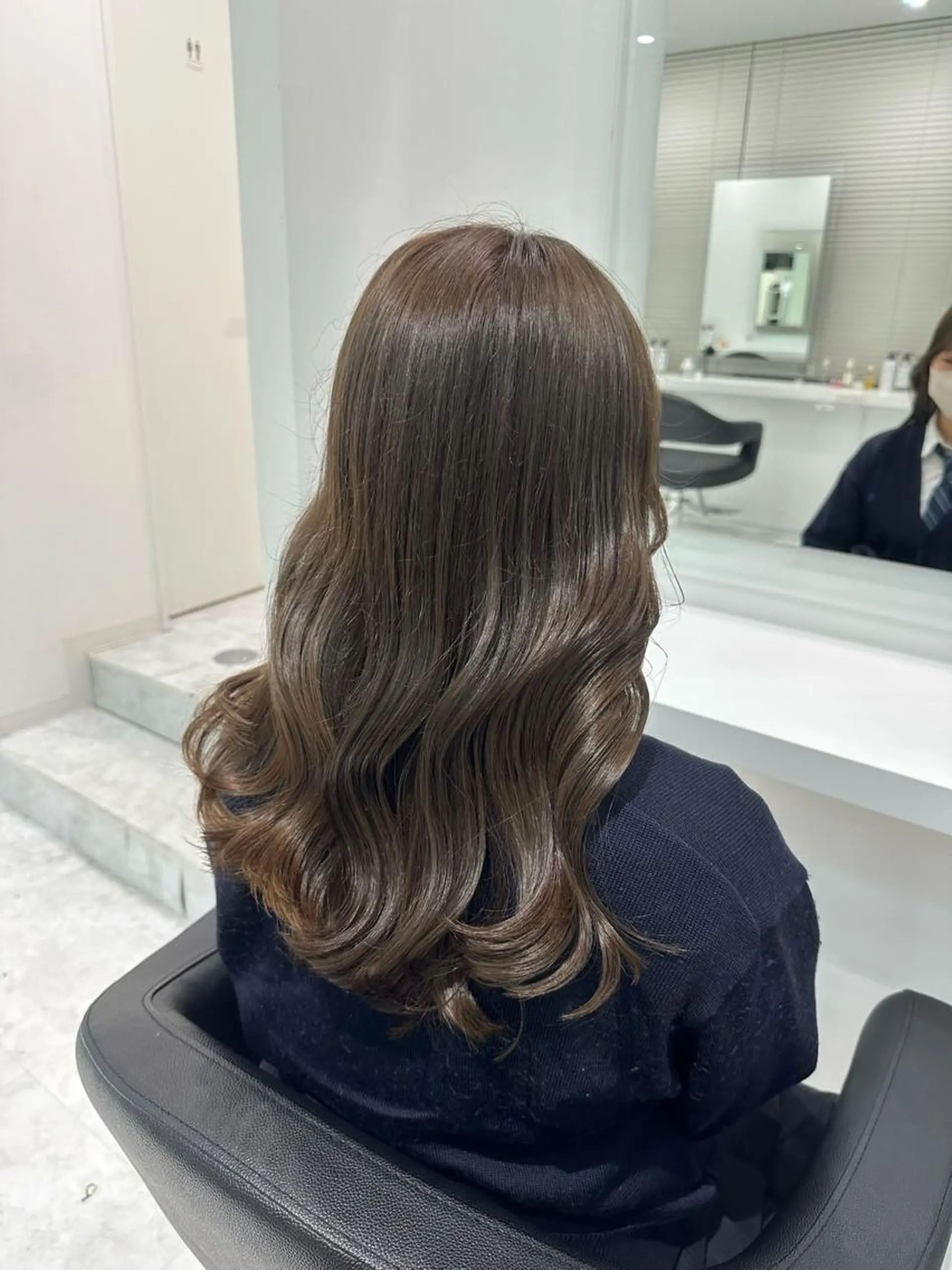 ロング カラー カット ヘアカラー トリートメント ヘッドスパ ヘアセット ♡上品韓国髪♡ブラ ウン/SAYATOのヘアスタイル