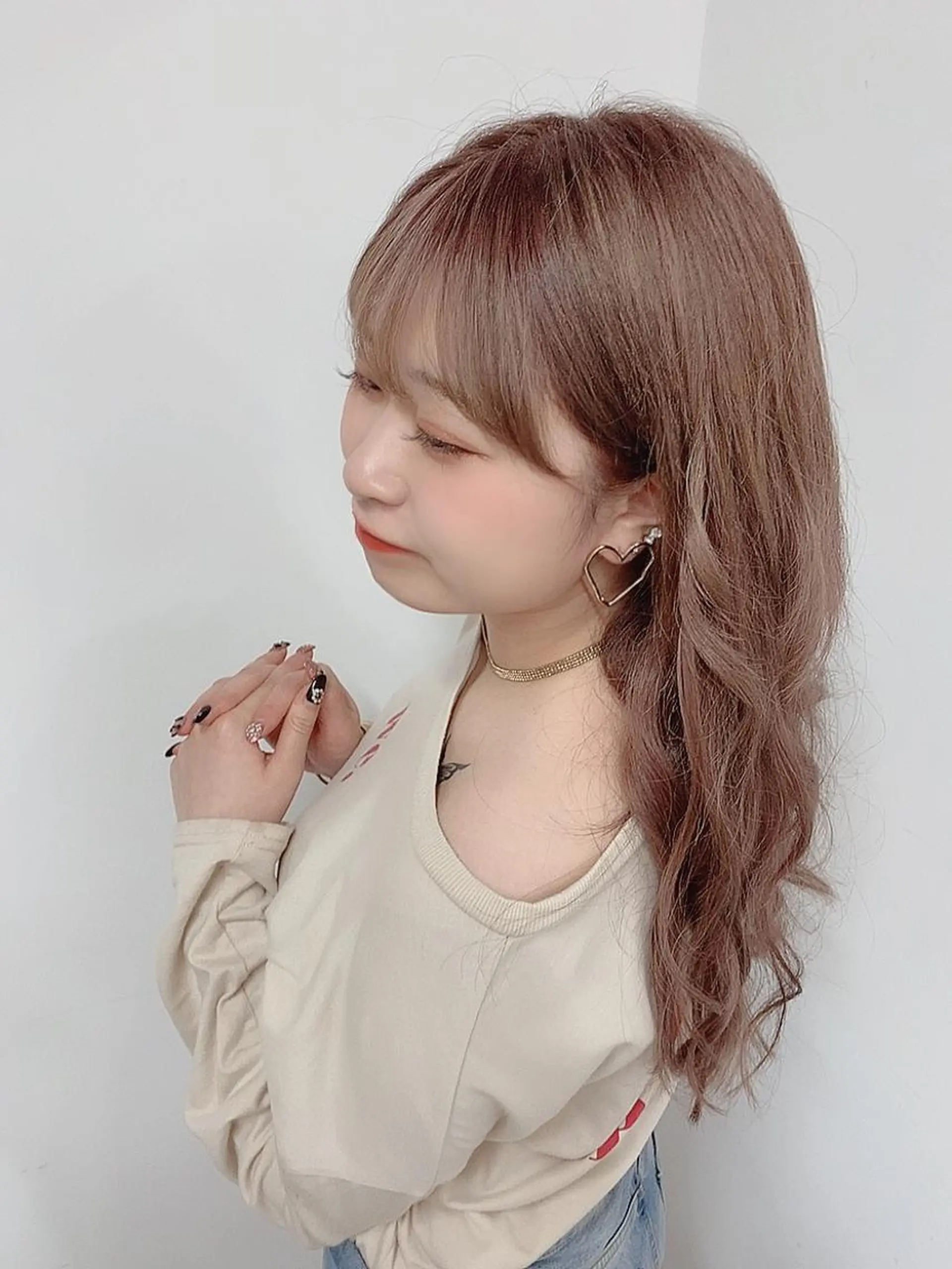 カラー Rosso獨協大学前 YUNAのヘアスタイル