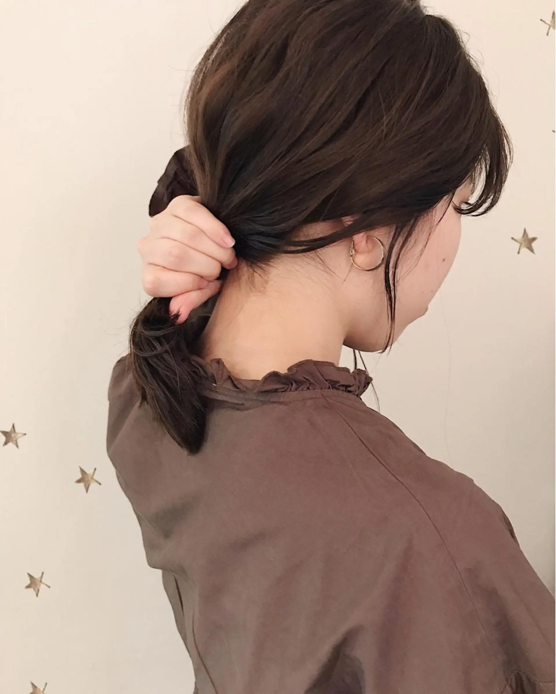 ミディアム 市川 千夏のヘアスタイル