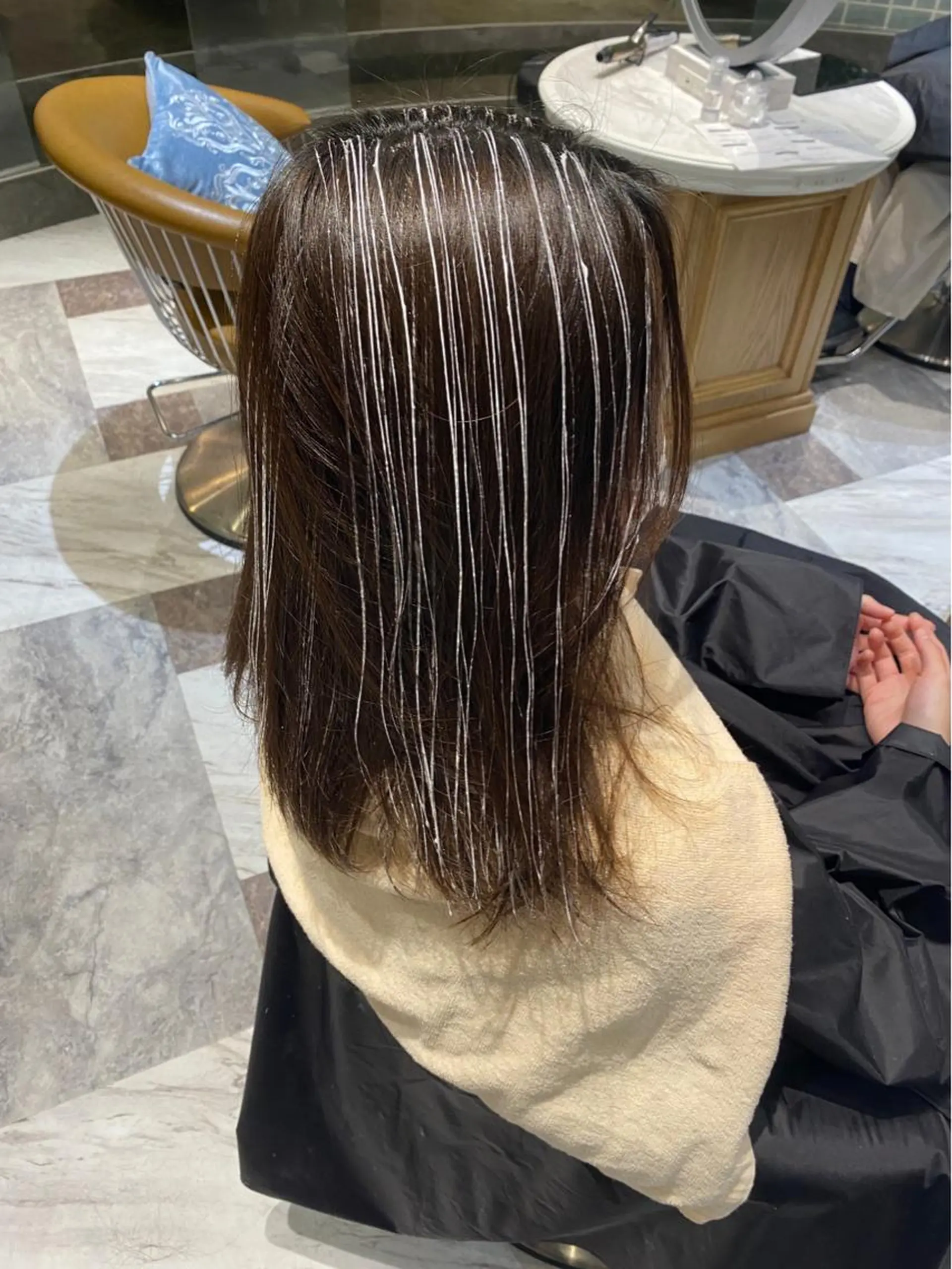 カラー カット ヘアカラー トリートメント レイヤーカット/ 顔周り 五島巨幹のヘアスタイル