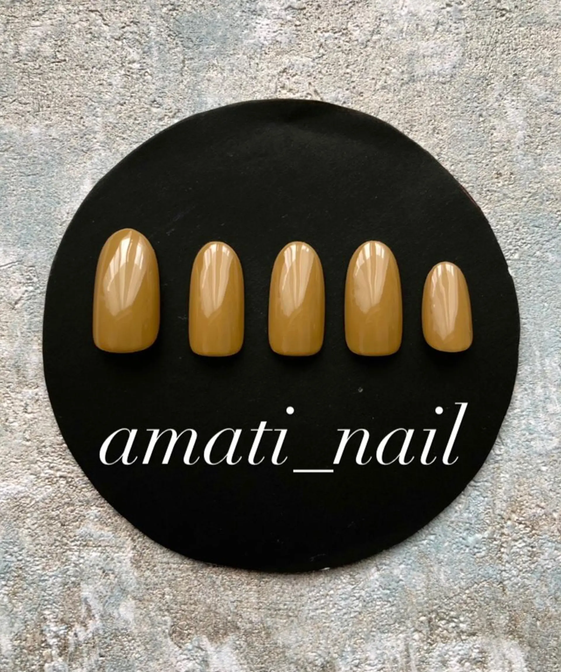 ネイル ジェルネイル ワンカラーネイル amati_nail TAKAKOのネイルデザイン