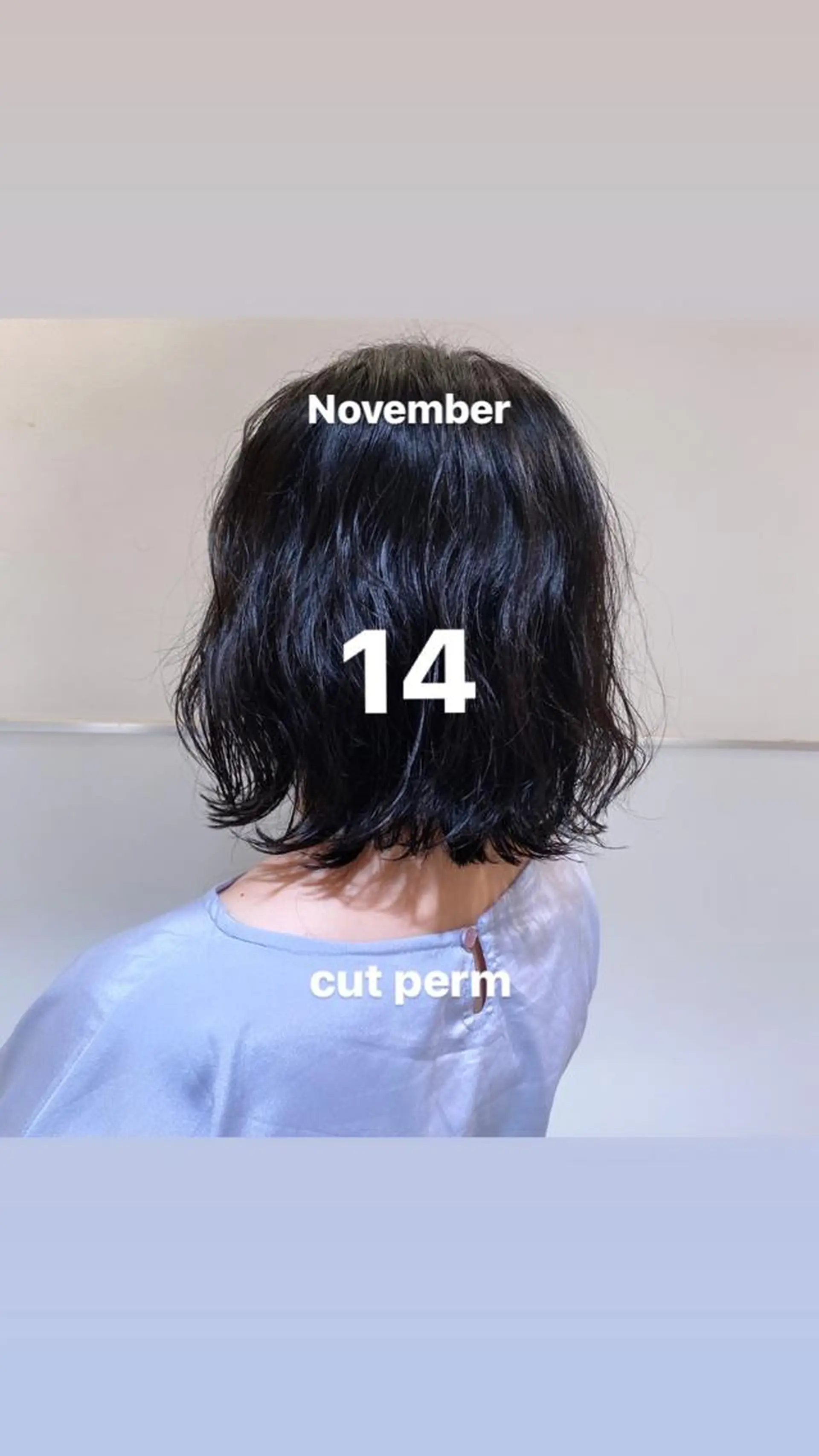 ミディアム ミディアムパーマ 外ハネヘア 山崎 航のヘアスタイル